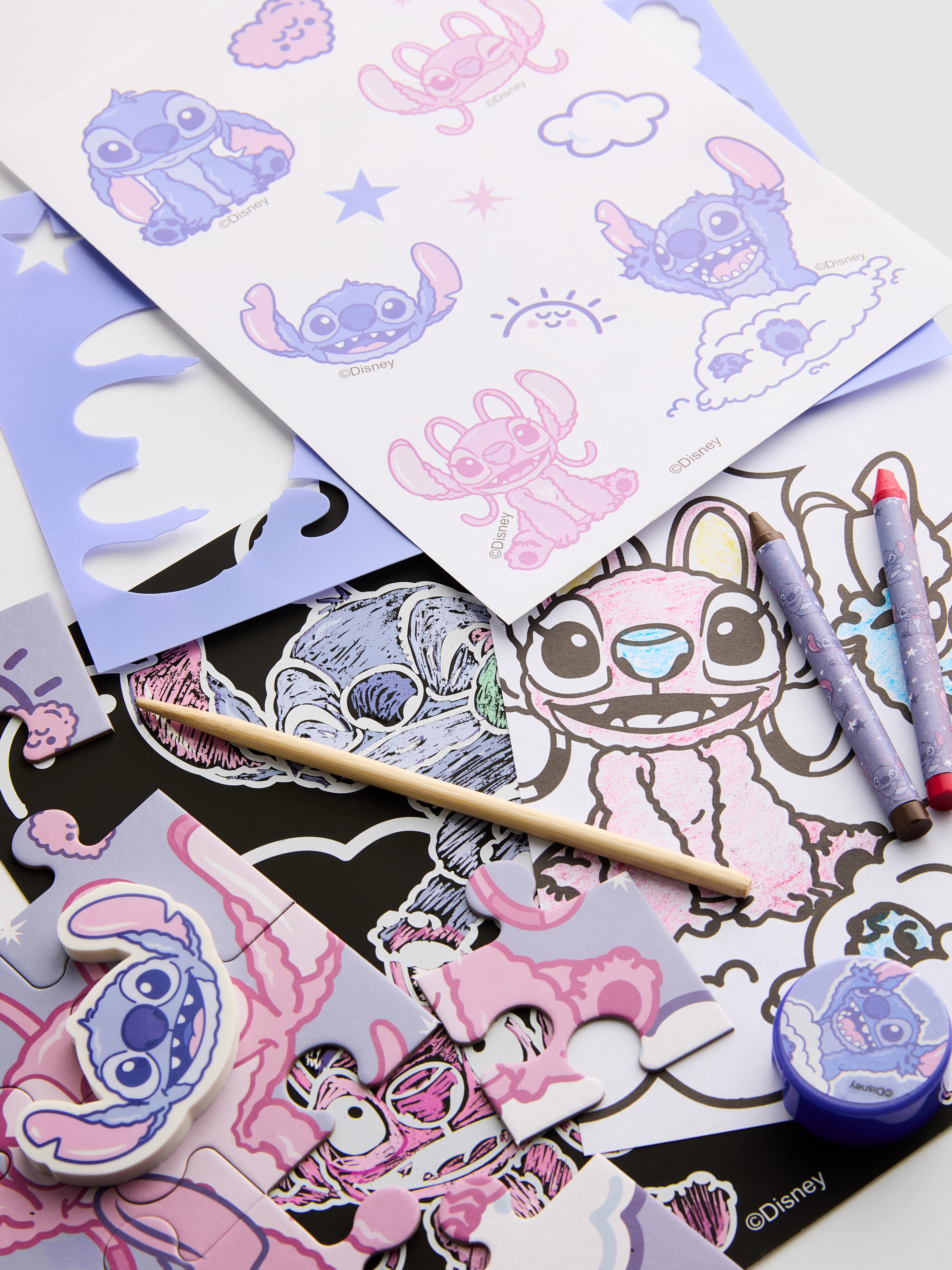 „Disney Stitch“ Mal- und Bastelset für unterwegs