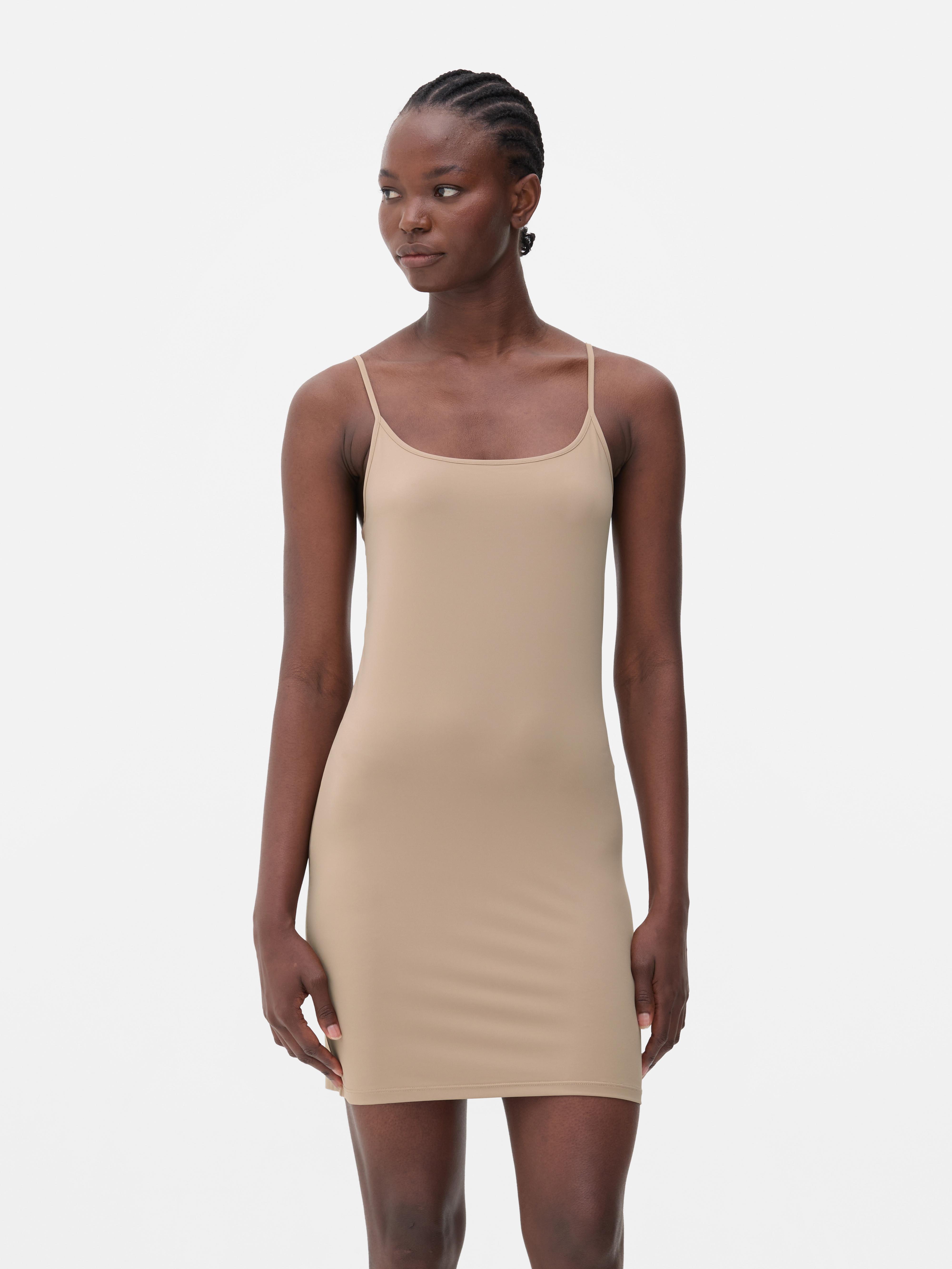 Vestido-combinação modelador alças