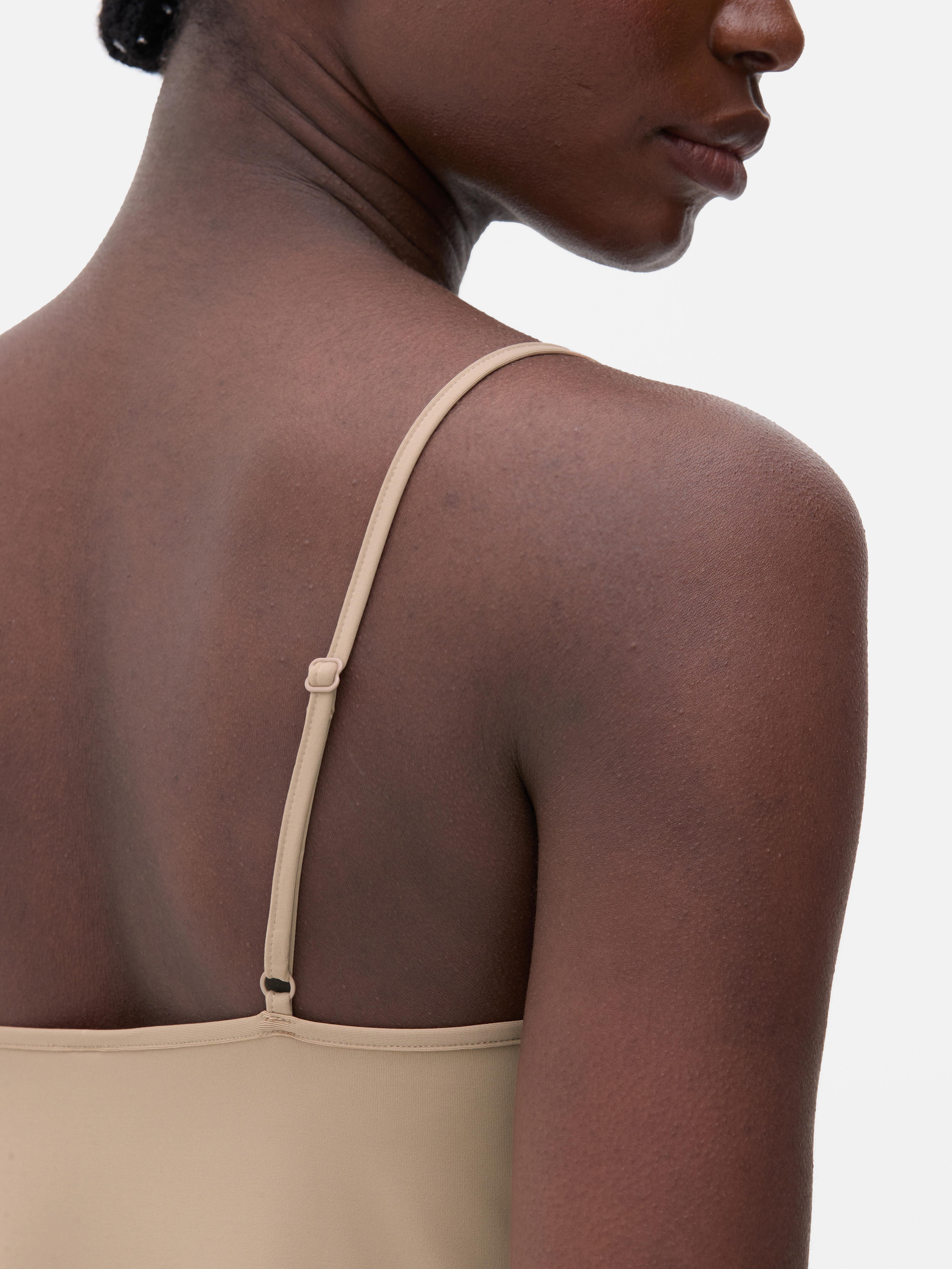 Vestido-combinação modelador alças