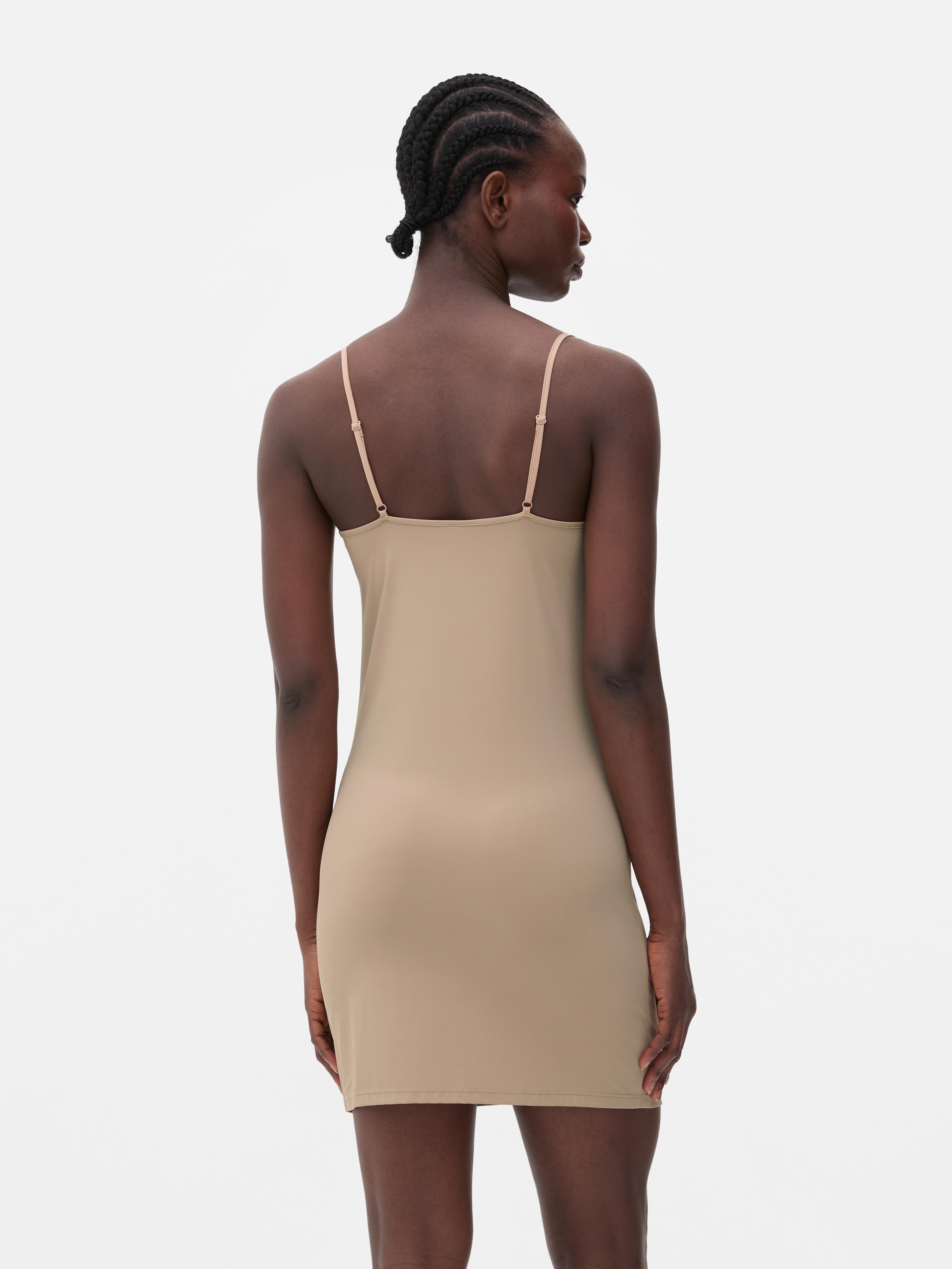 Vestido-combinação modelador alças