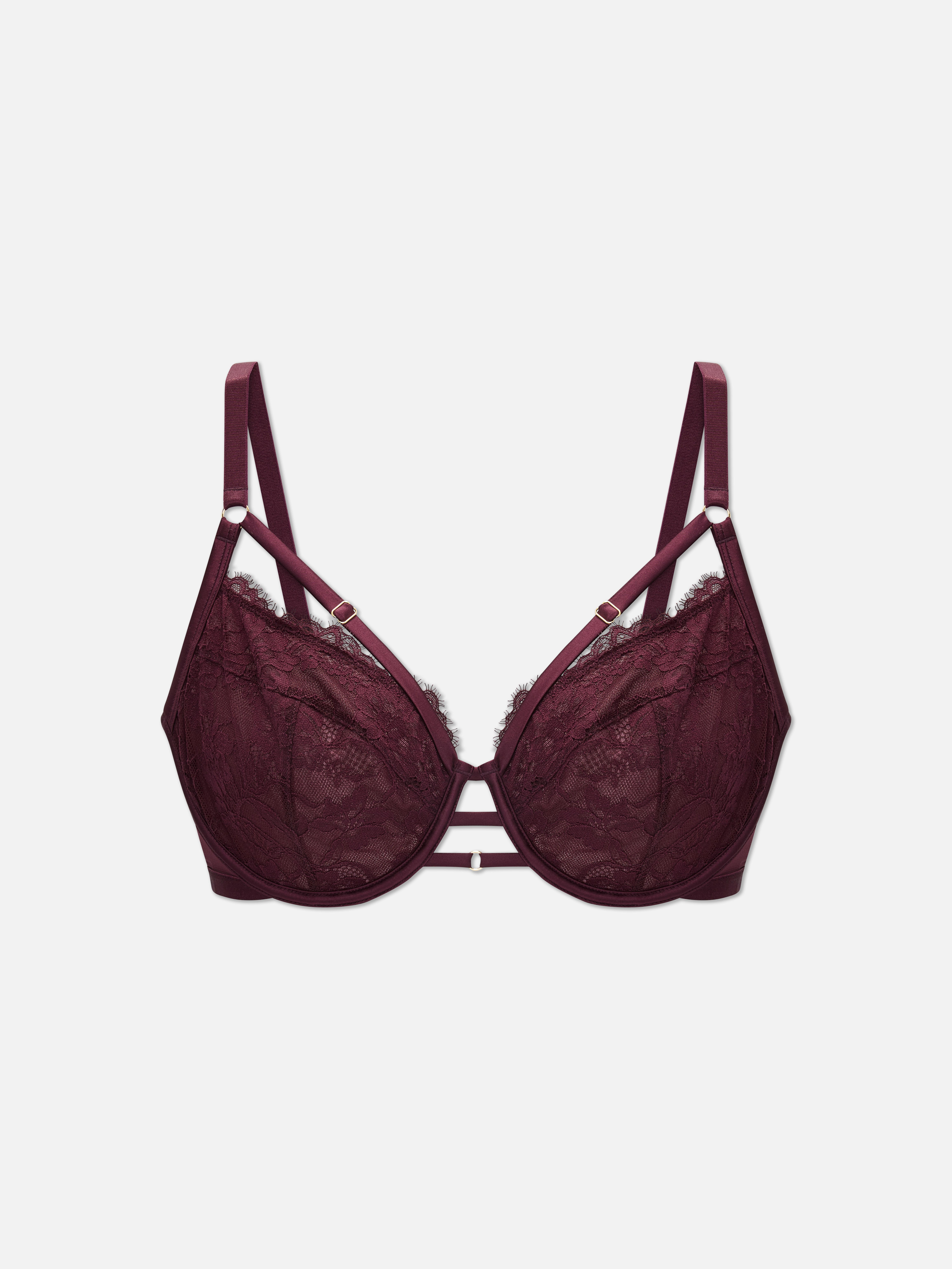 Reggiseno non imbottito in pizzo D-H