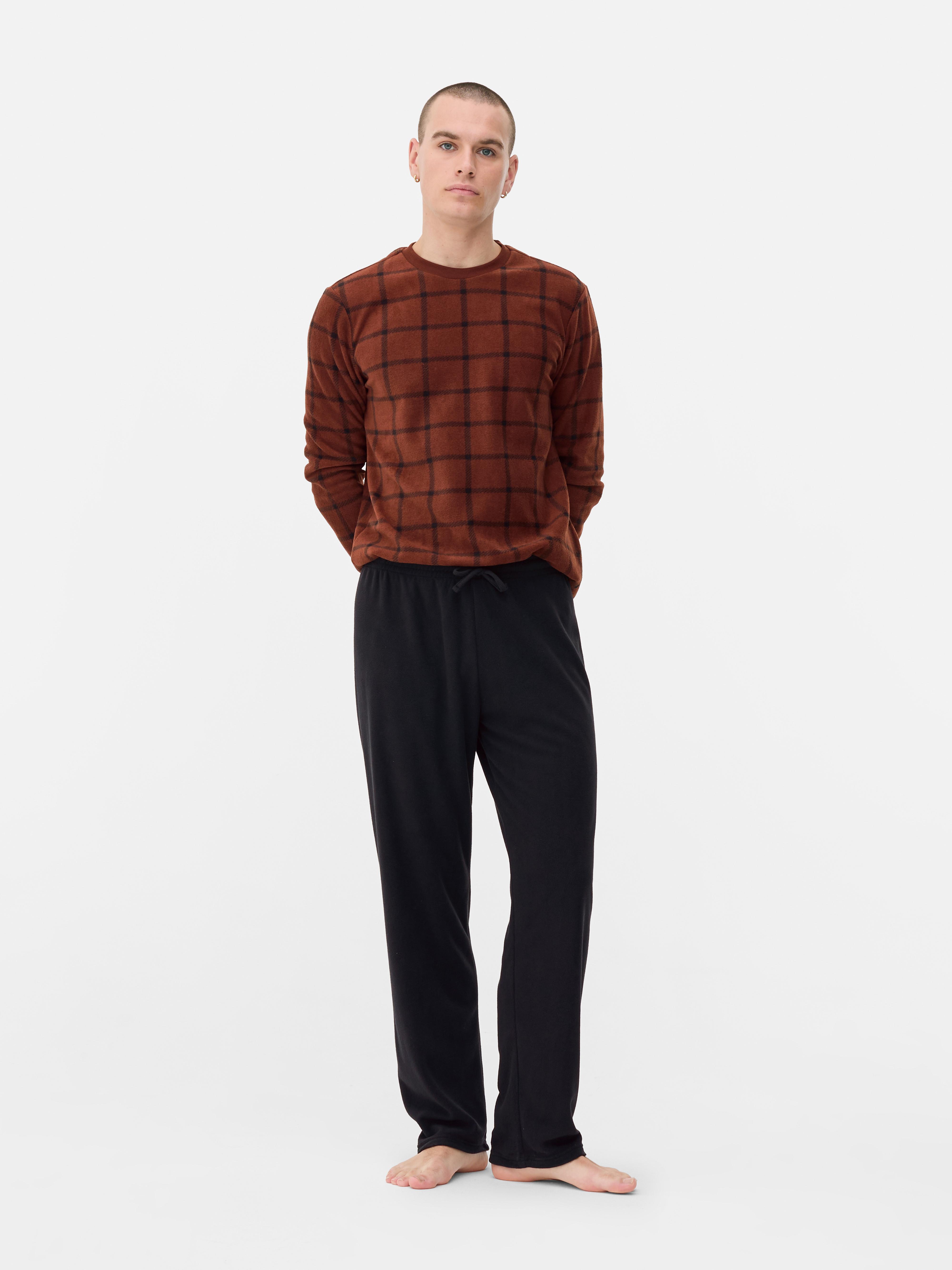Pyjama long à carreaux