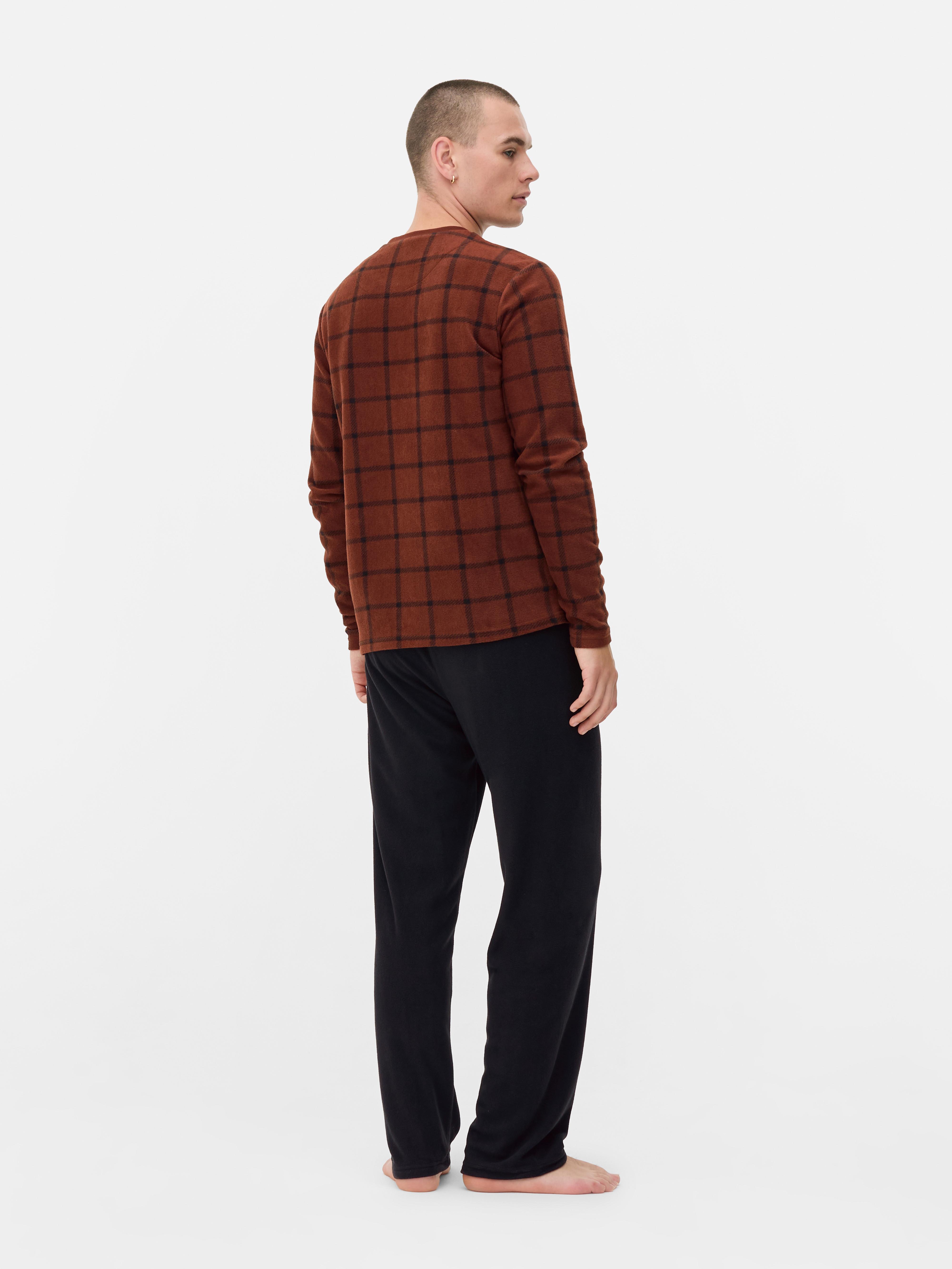 Pyjama long à carreaux