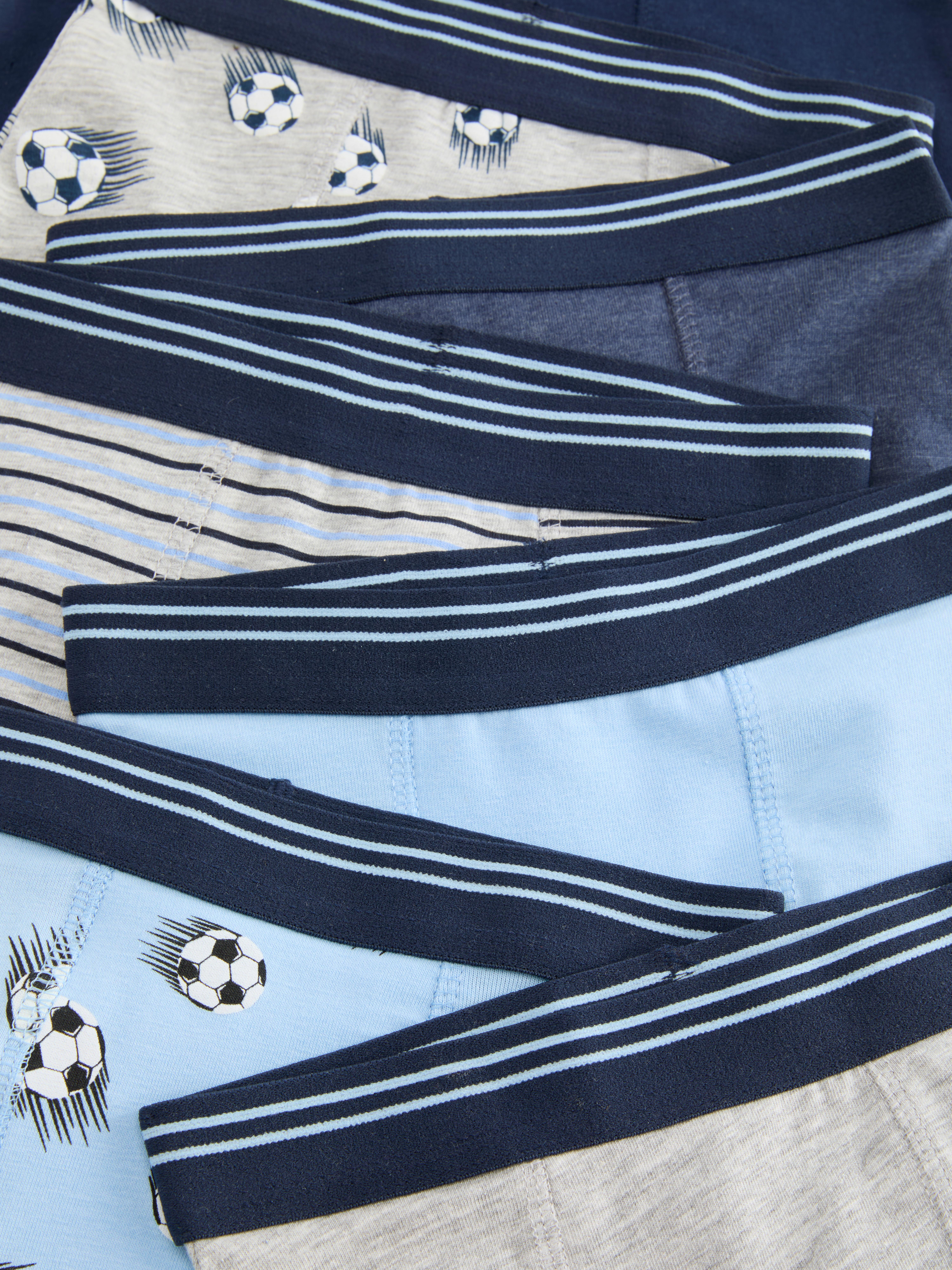 2–15 Jahre | Boxershorts mit Fußball-Motiv, 7er-Pack