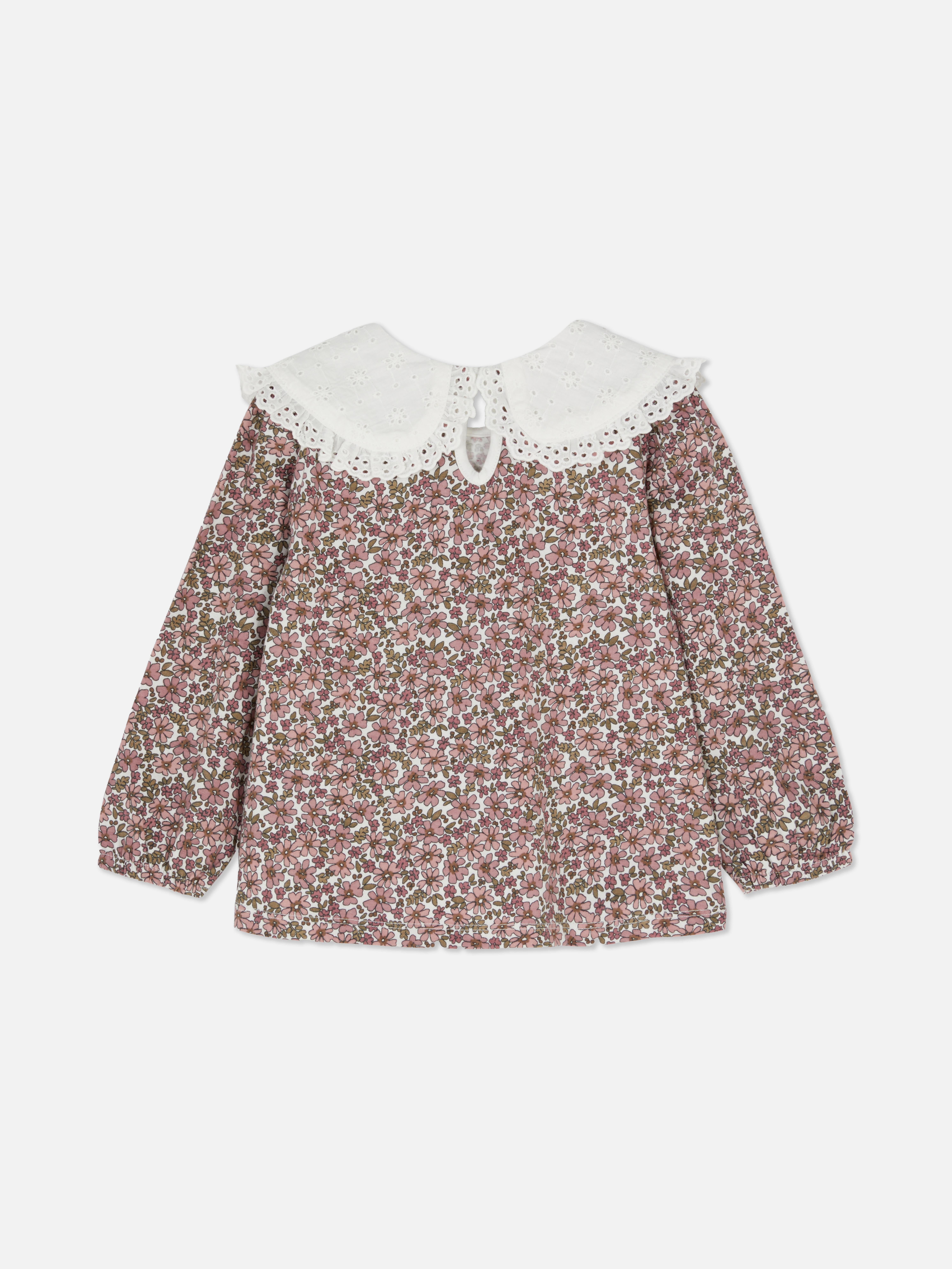 1,5-8 anos | Blusa colarinho Peter Pan