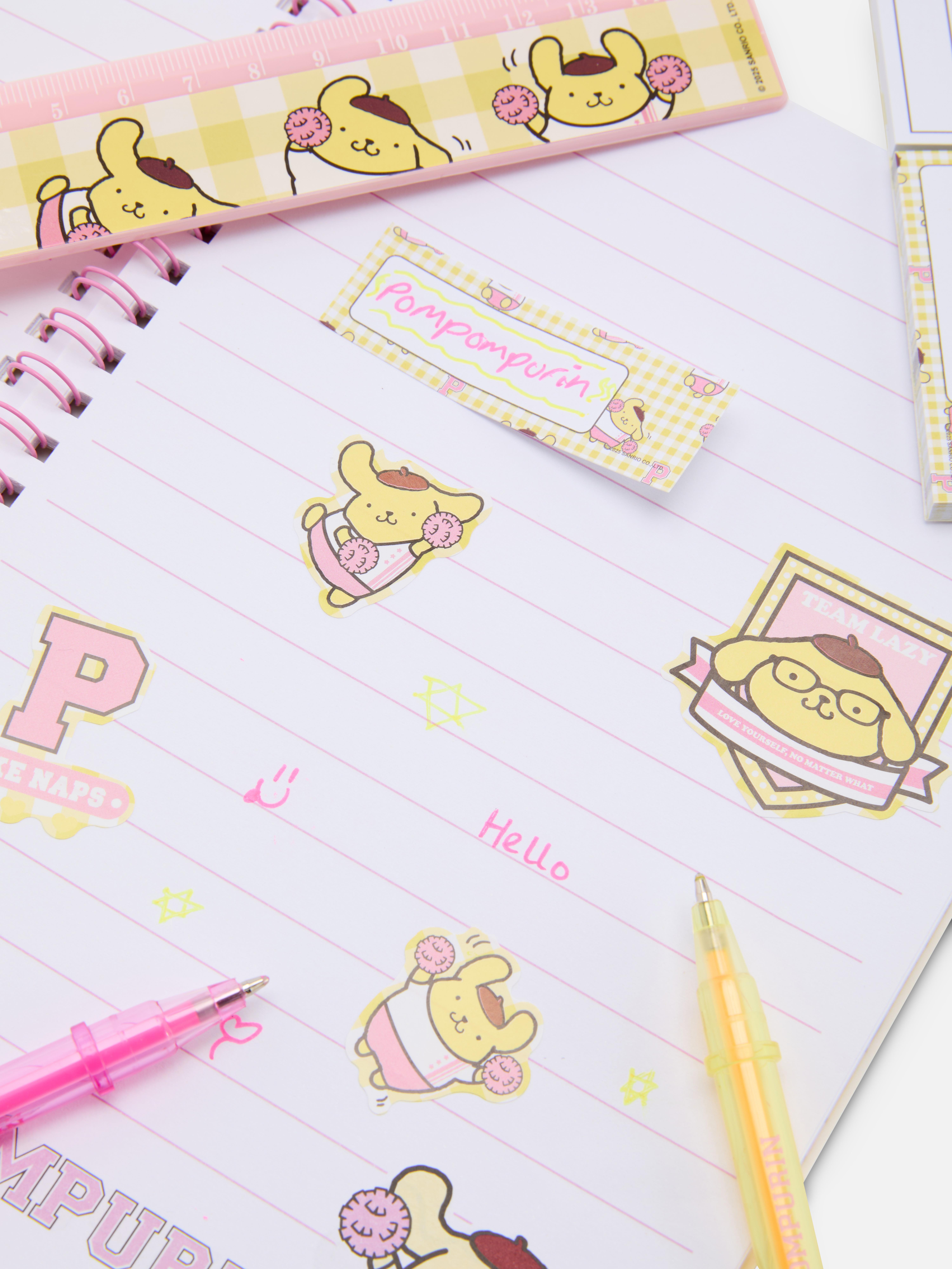 Hello Kitty Pompompurin Stationery Set