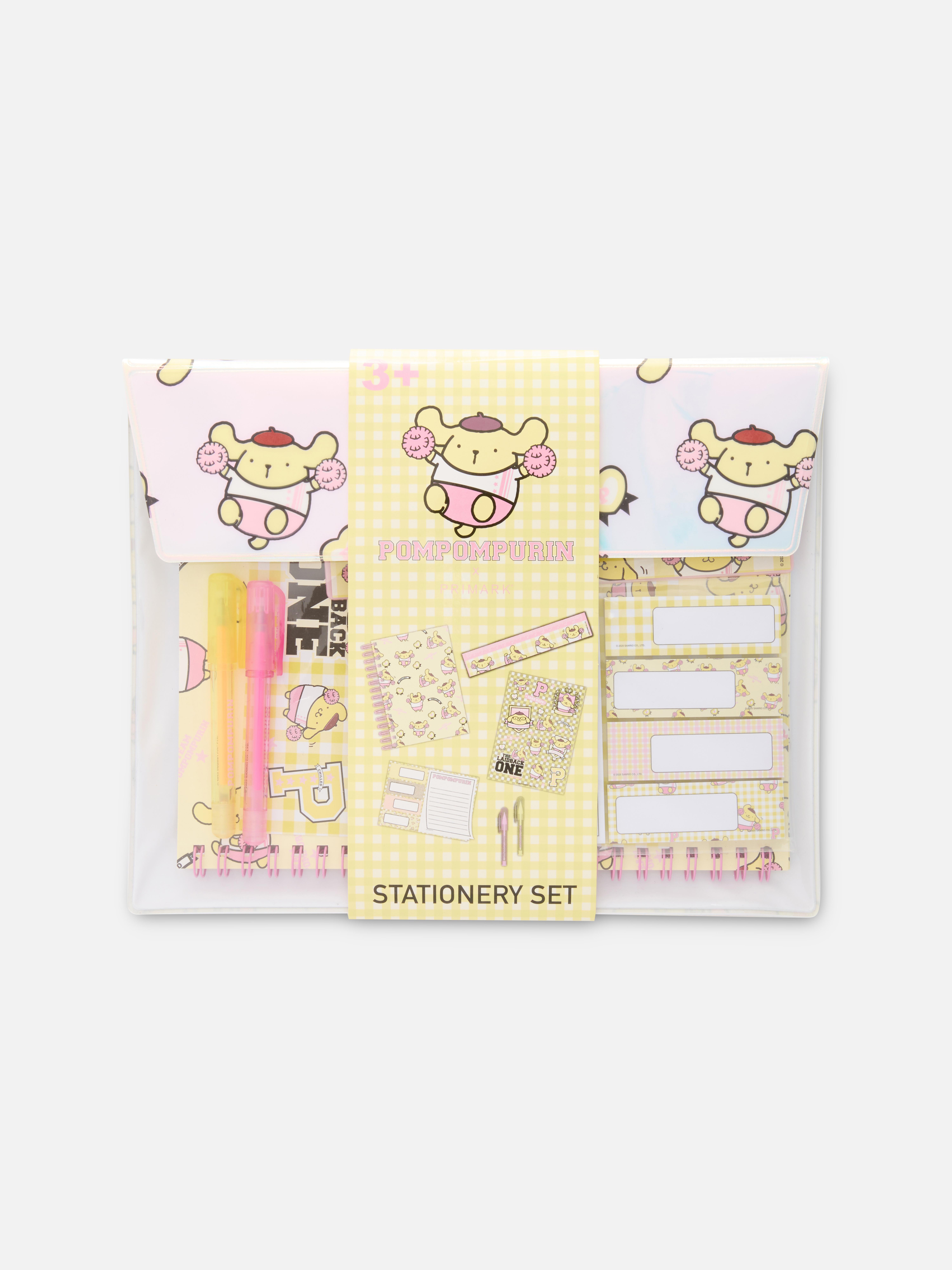 Hello Kitty Pompompurin Stationery Set