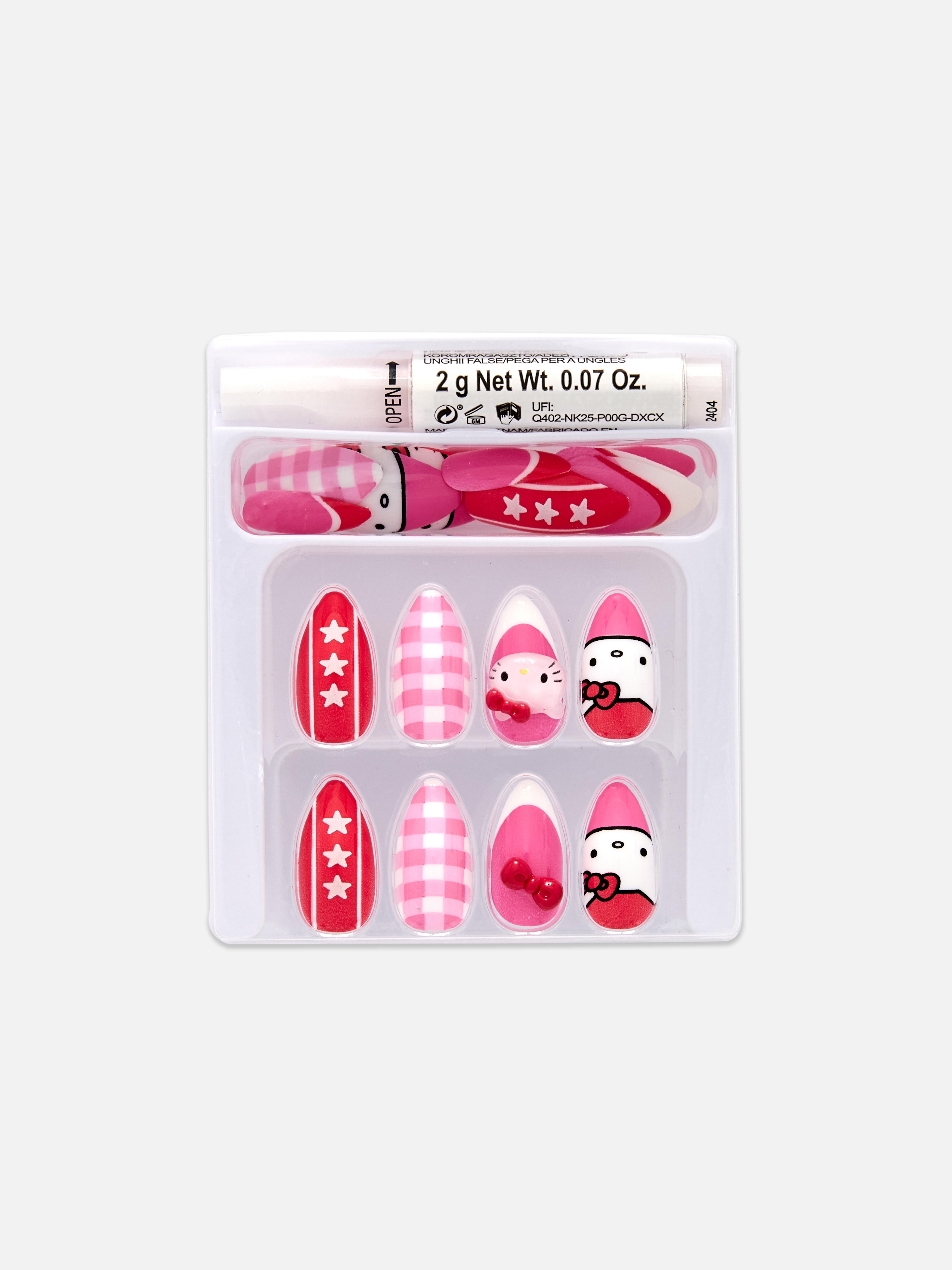 Faux ongles autocollants Hello Kitty
