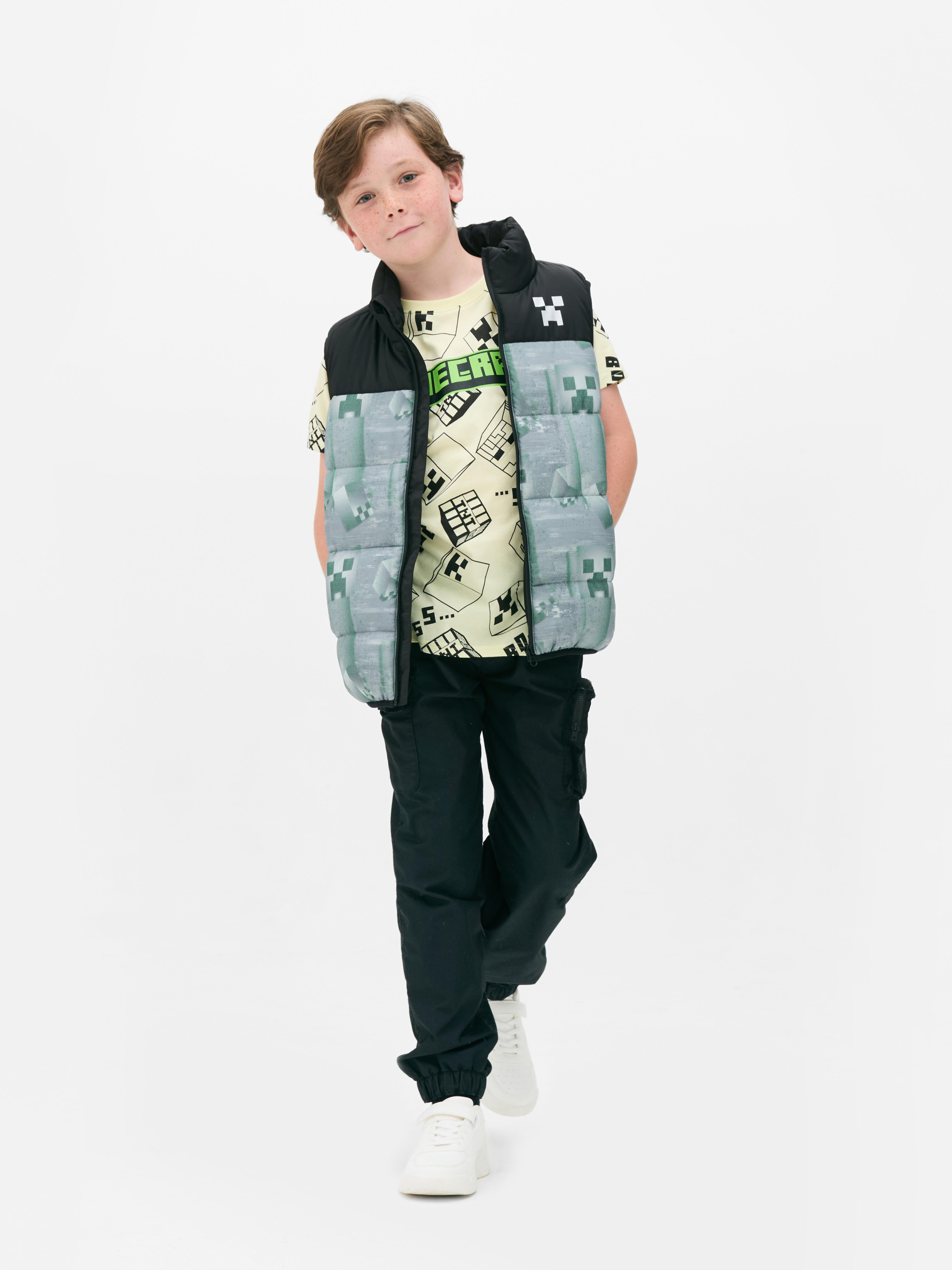 5-15yrs | Minecraft Zip-Up Gilet
