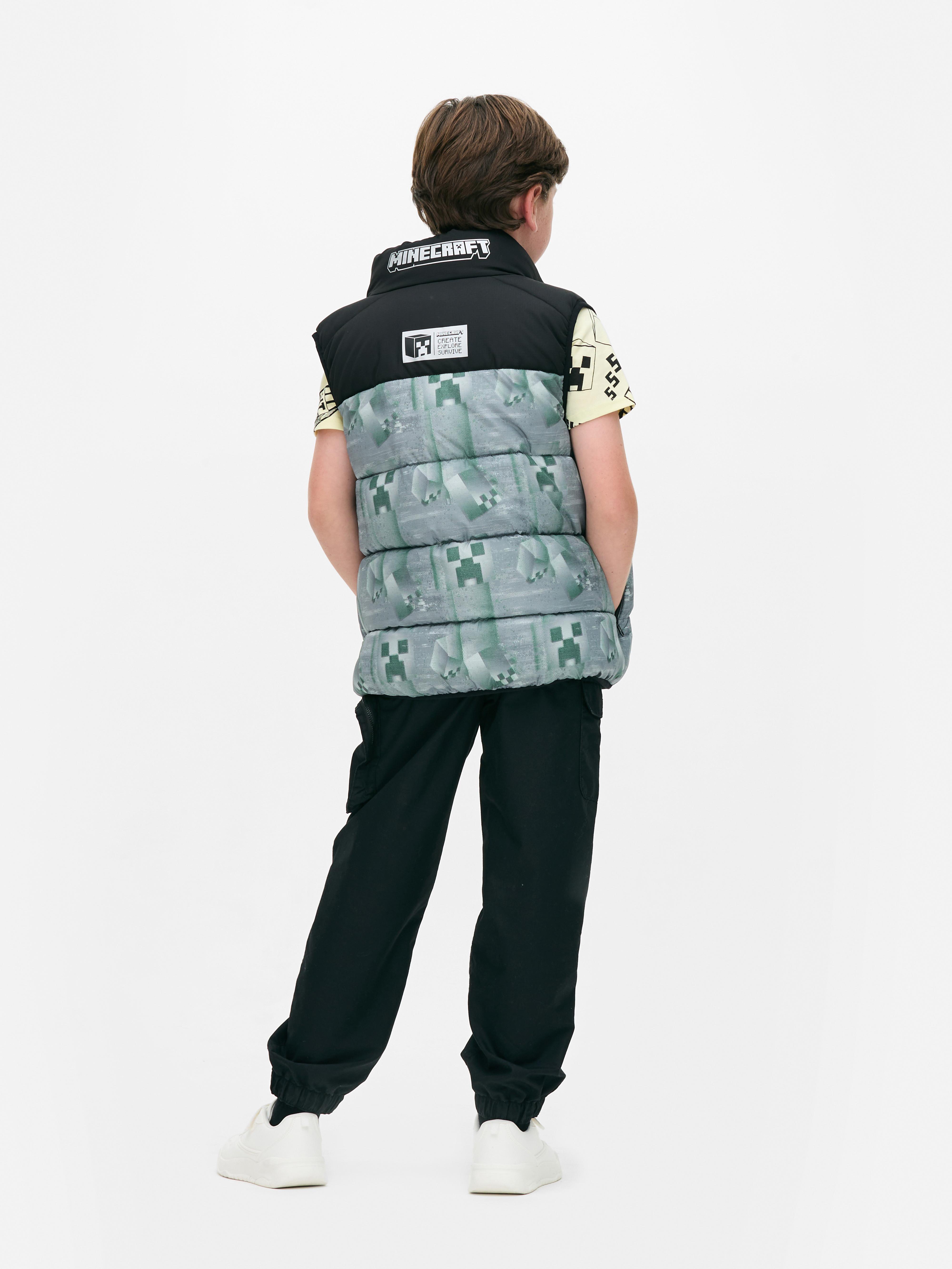 5-15yrs | Minecraft Zip-Up Gilet
