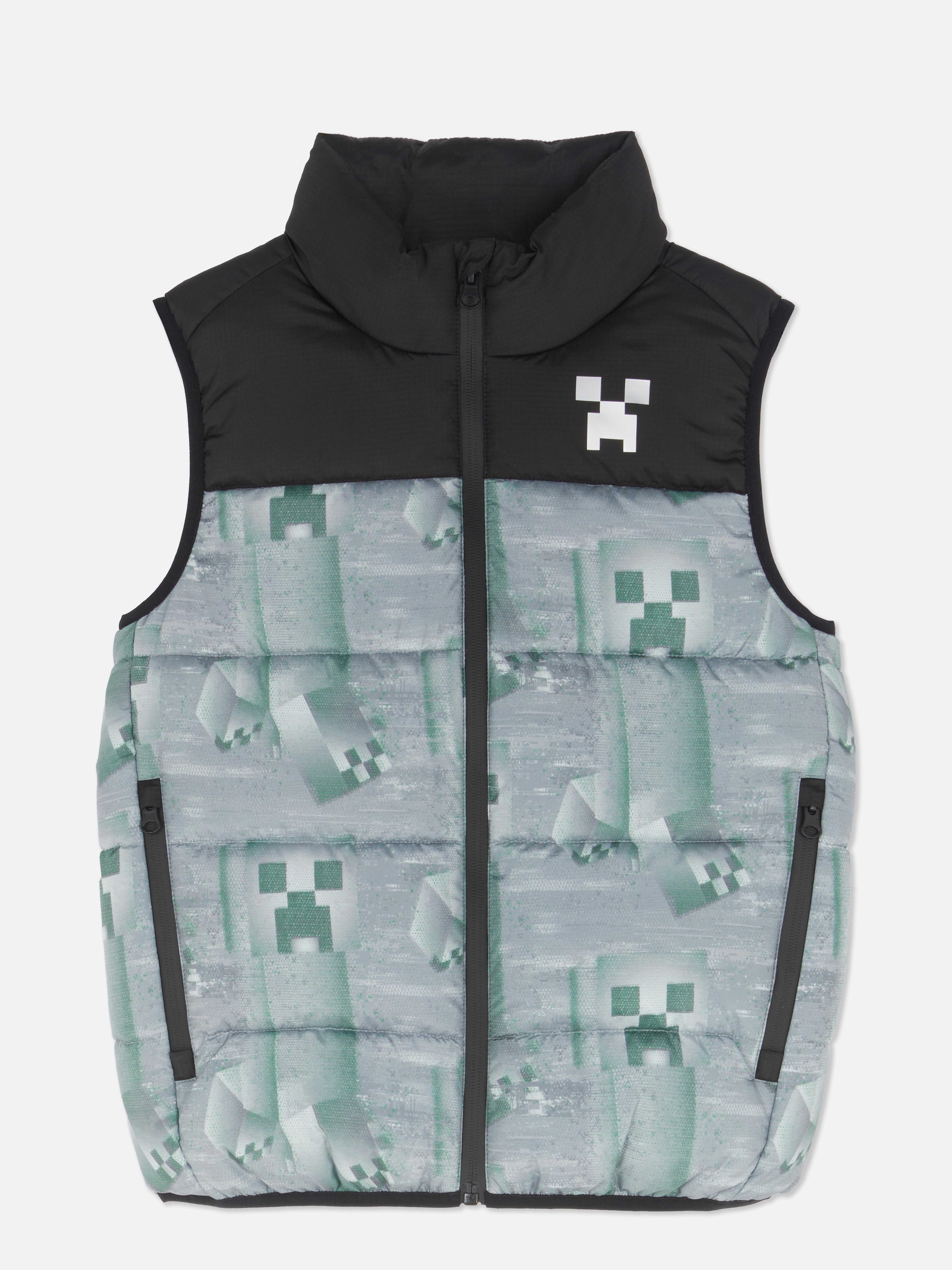 5-15yrs | Minecraft Zip-Up Gilet