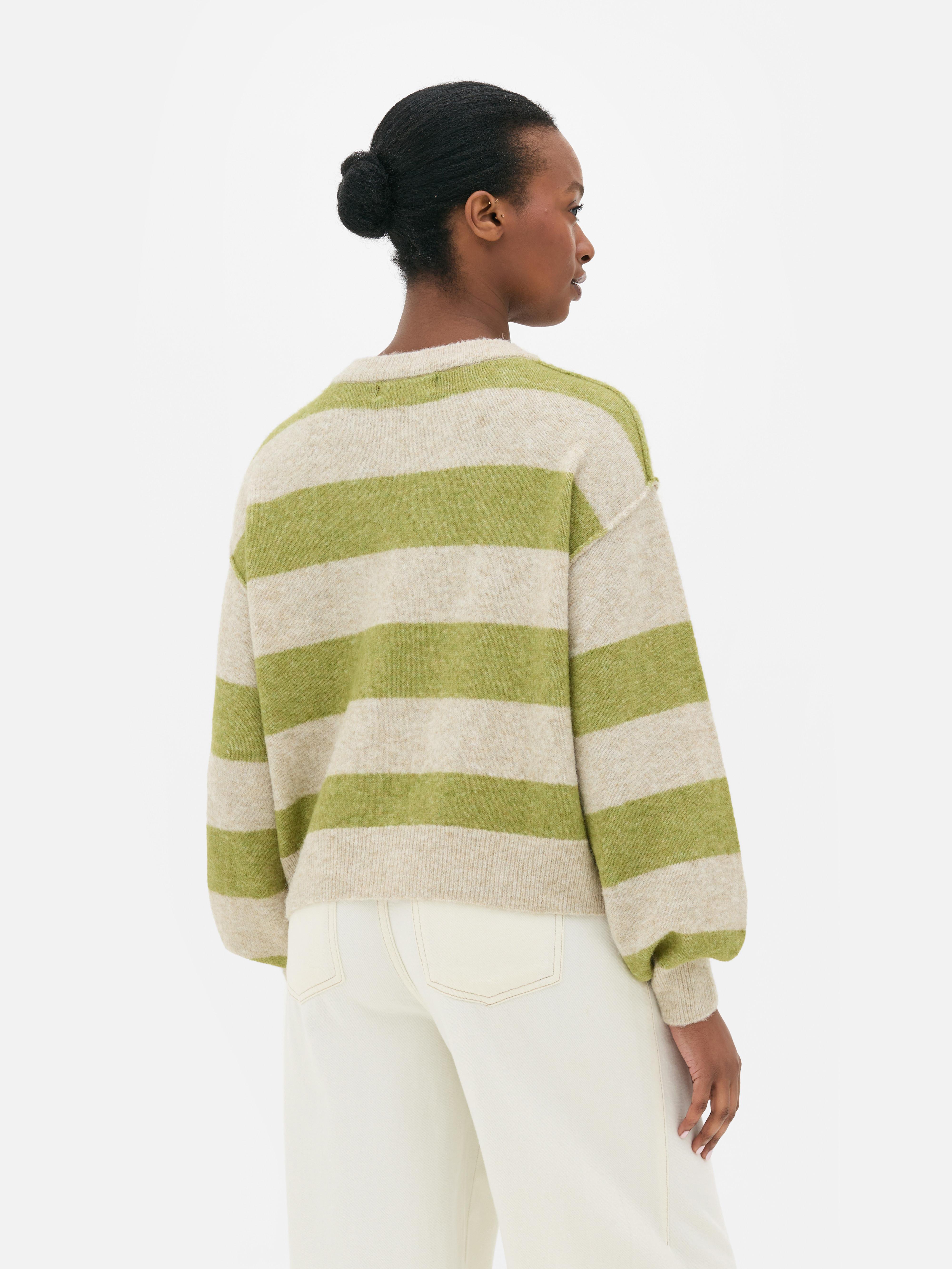 Drop Shoulder Crew Sweater