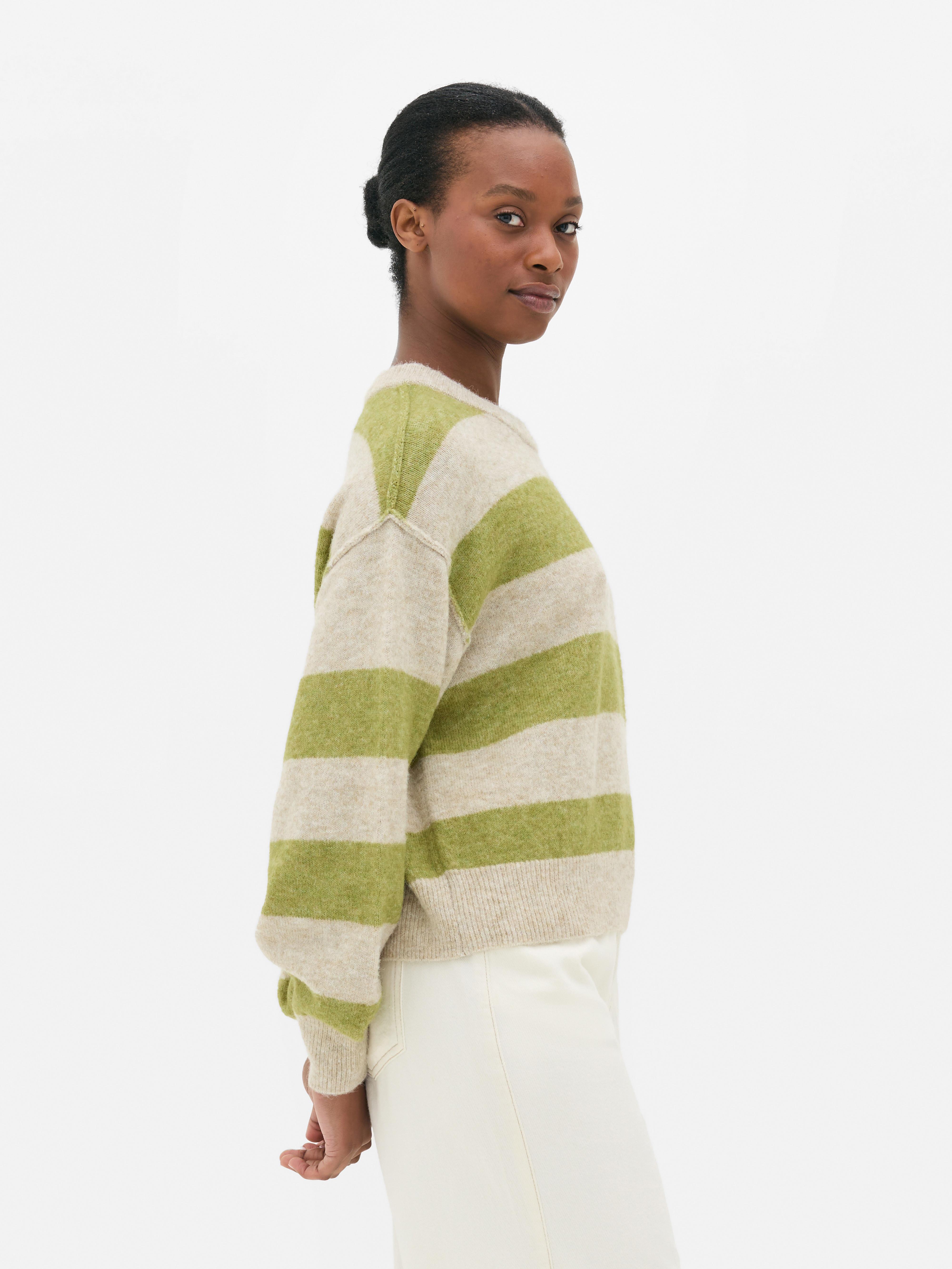 Drop Shoulder Crew Sweater