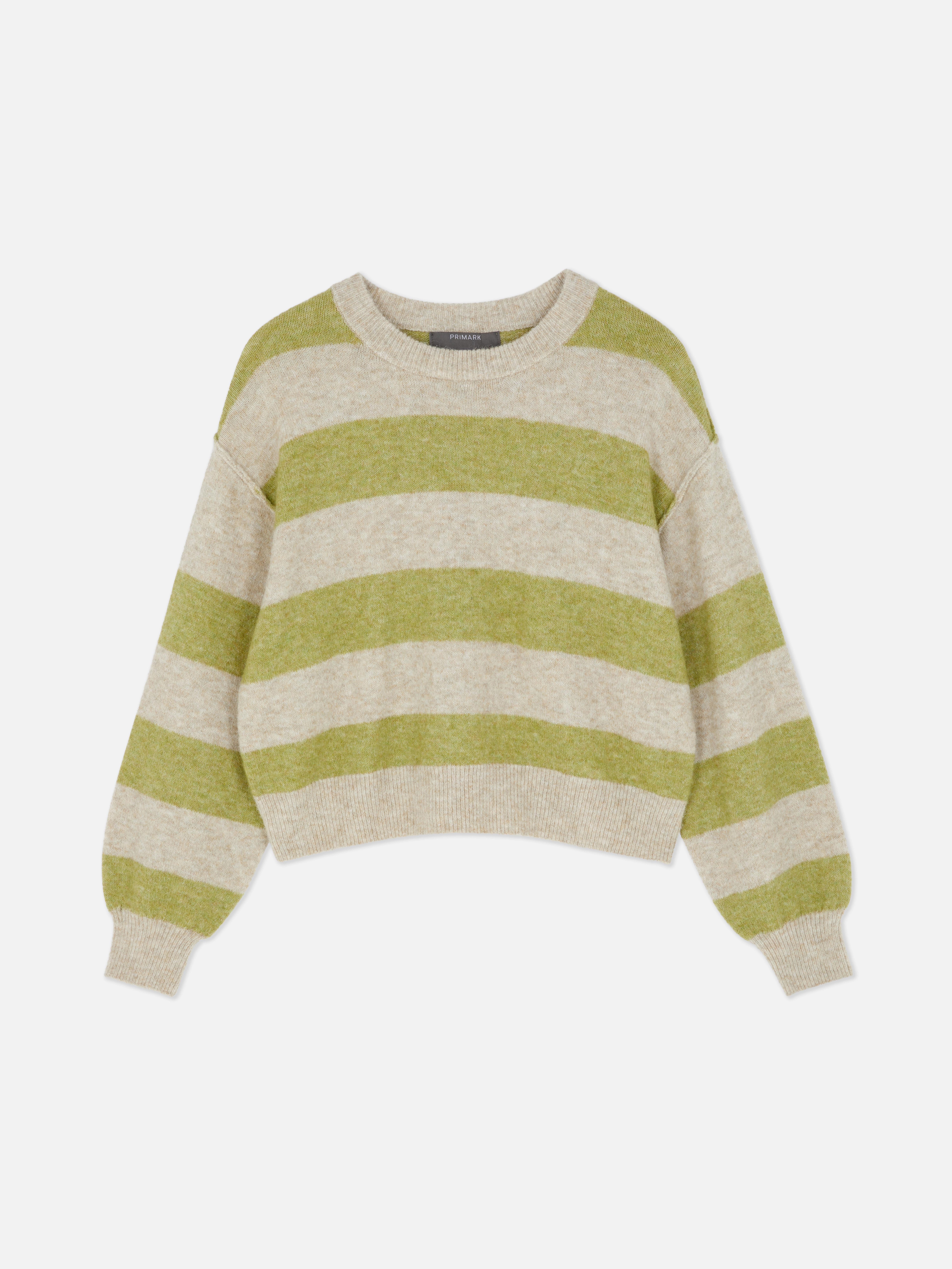 Drop Shoulder Crew Sweater