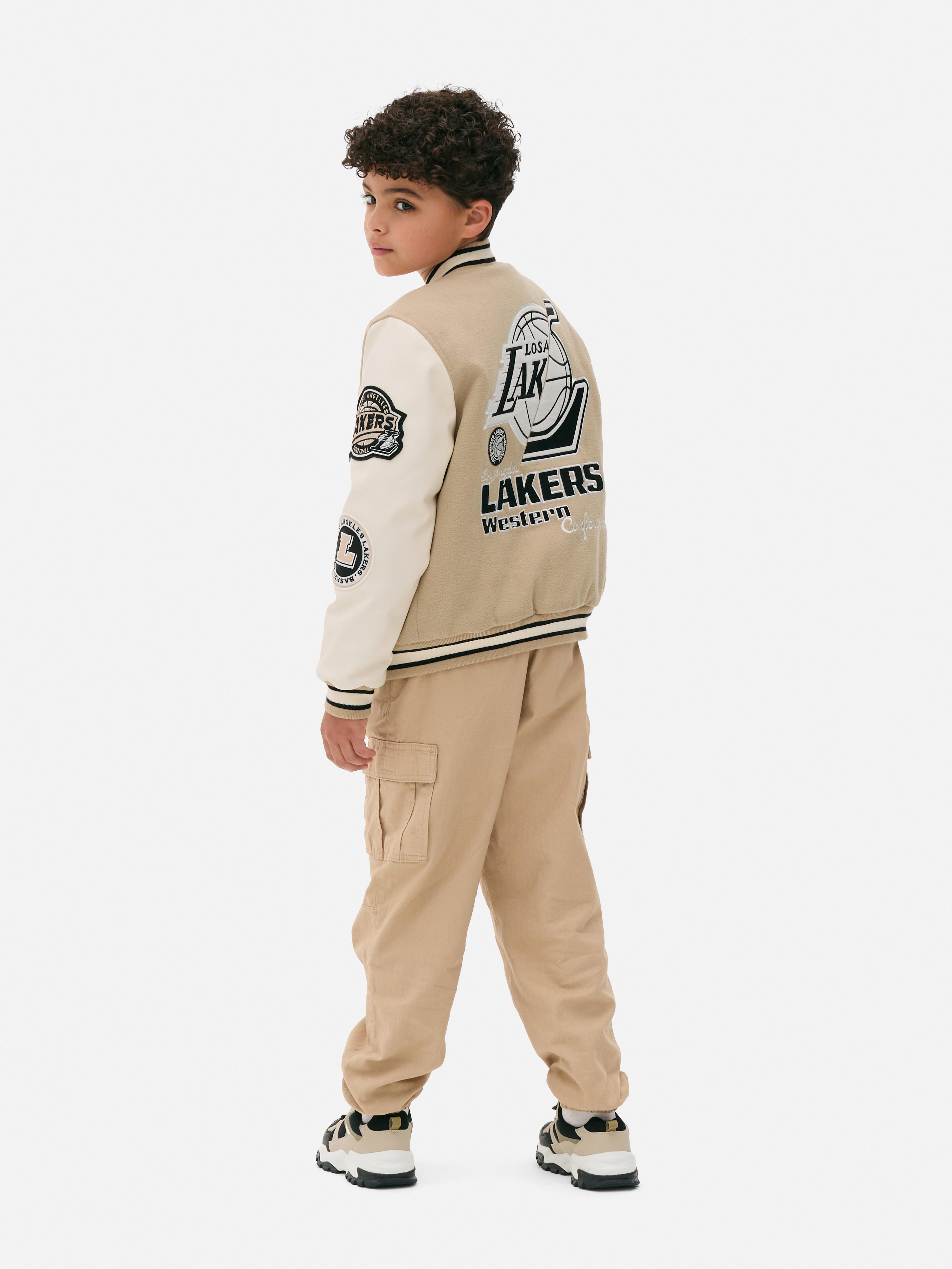 Chaqueta universitaria de Los Angeles Lakers
