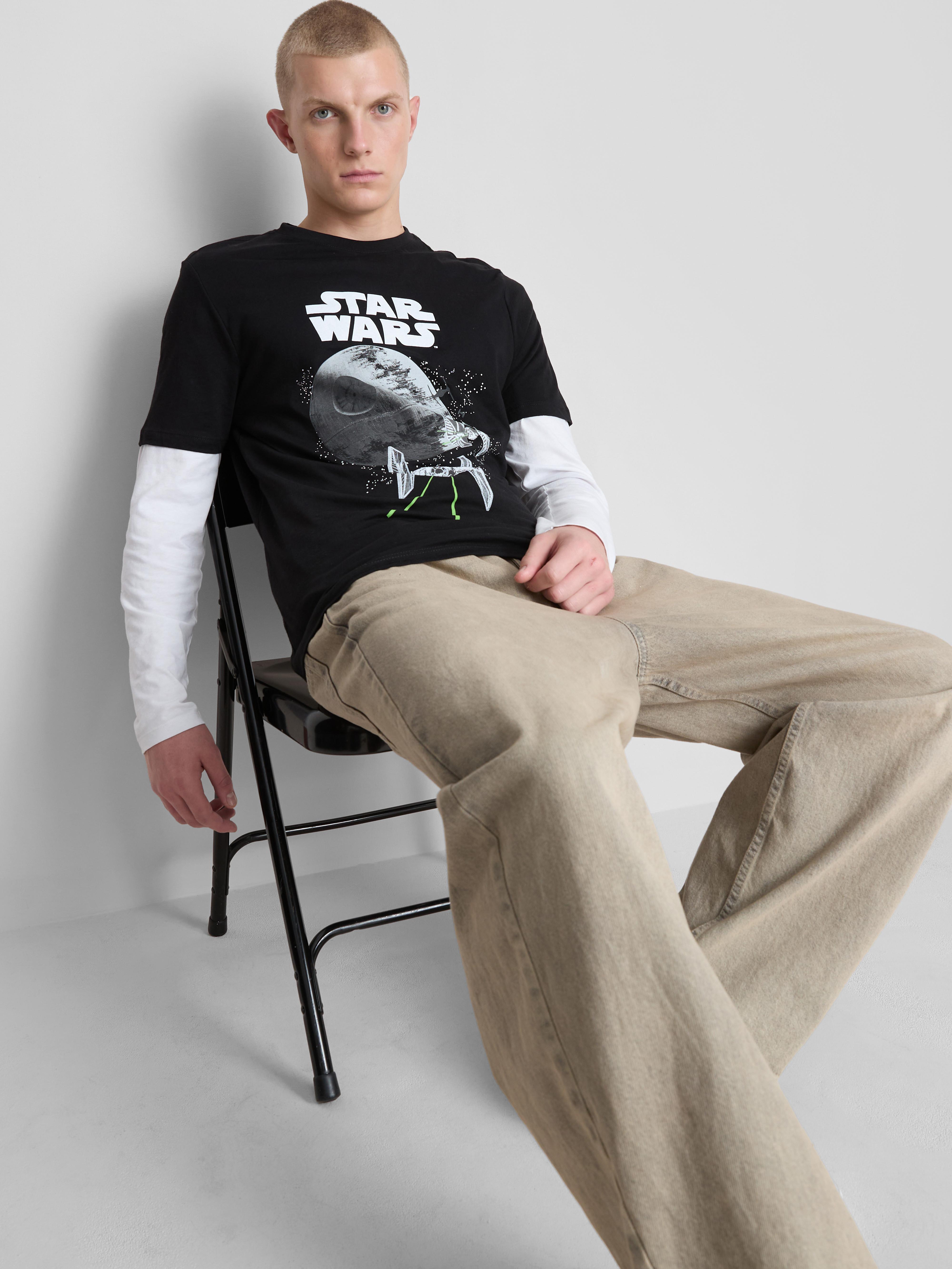 Star Wars Death Star Shirt Sleeve T-Shirt