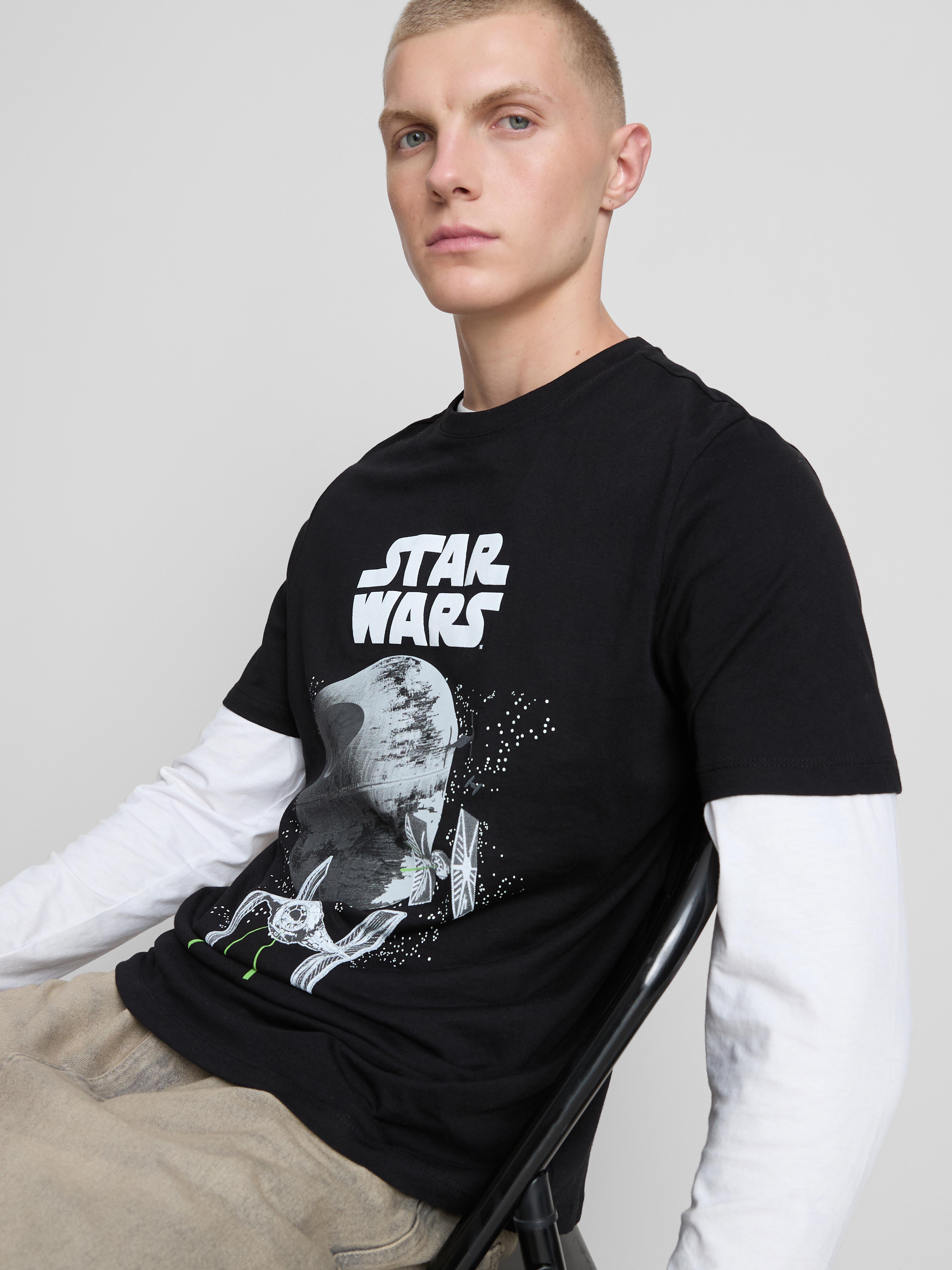 Star Wars Death Star Shirt Sleeve T-Shirt