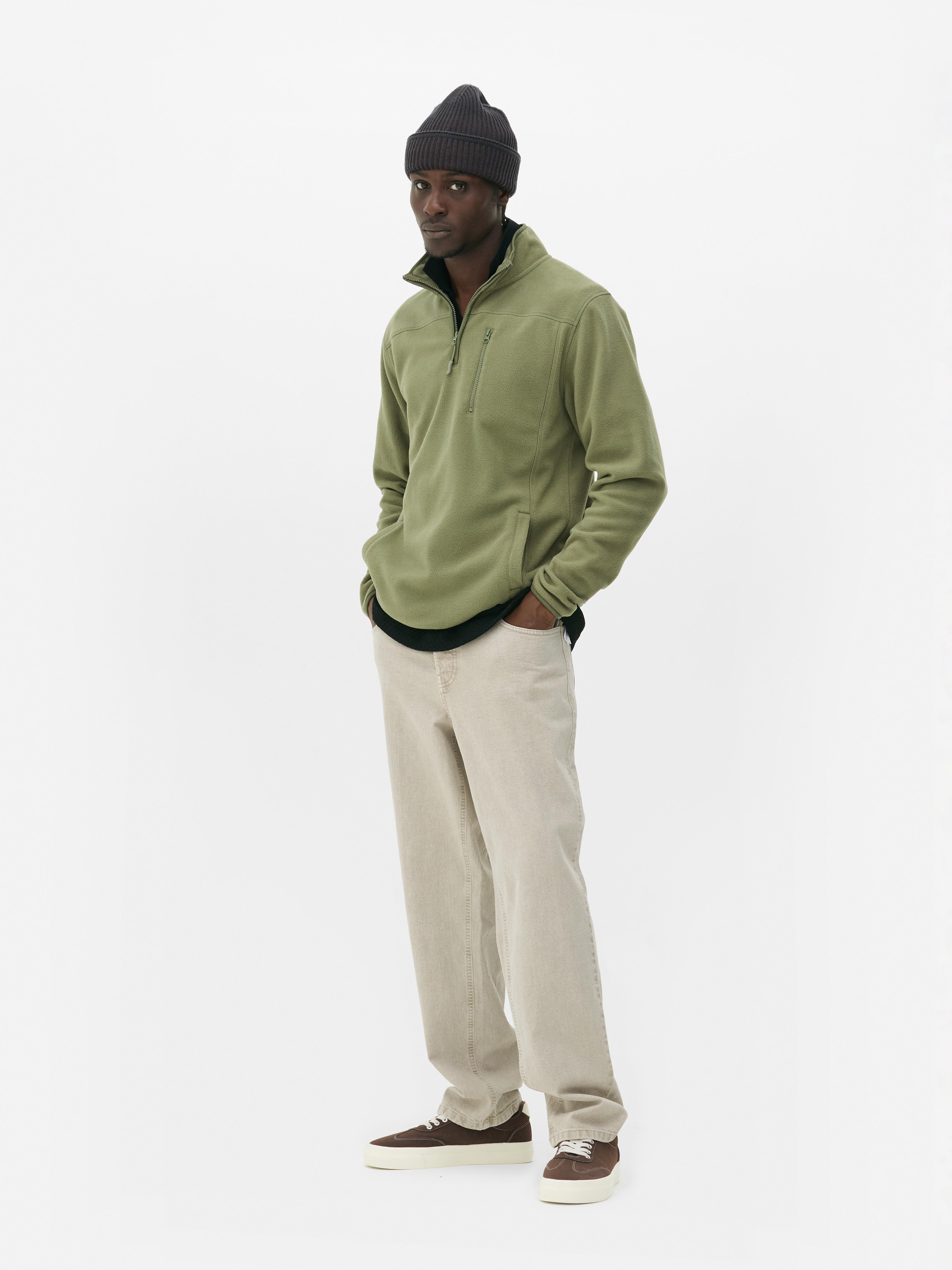 Sudadera polar con cremallera de 1/4