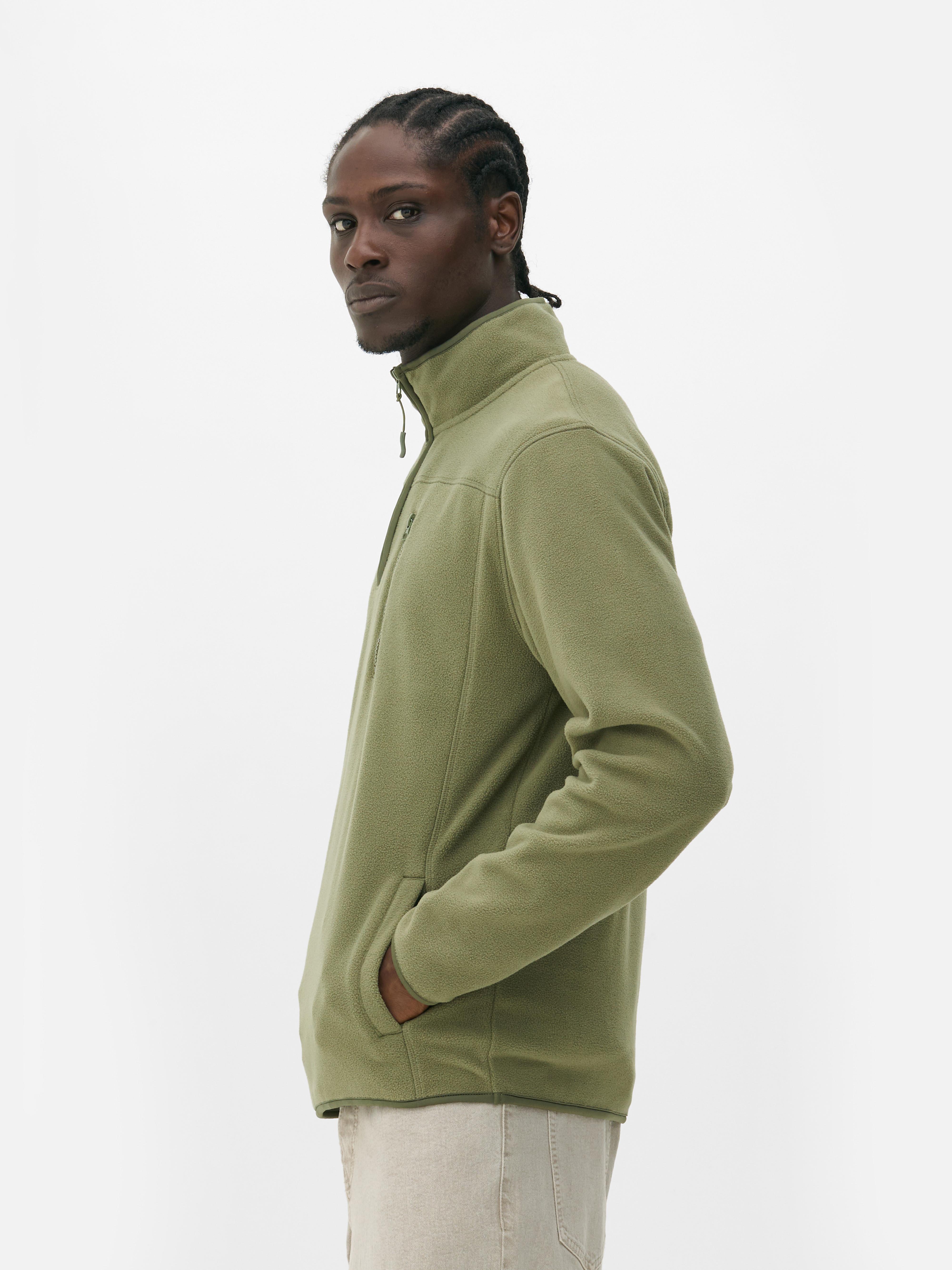 Sudadera polar con cremallera de 1/4