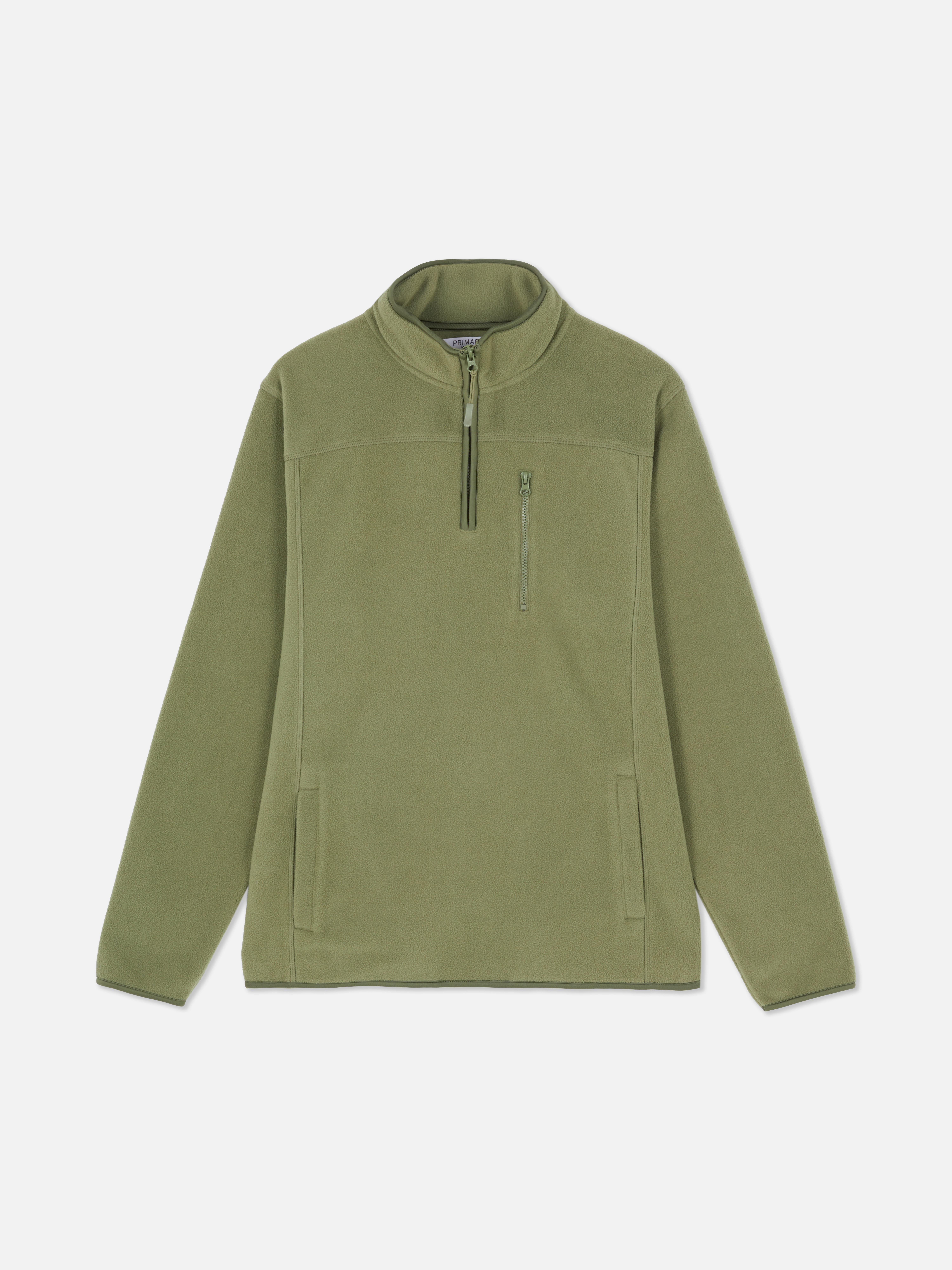 Sudadera polar con cremallera de 1/4