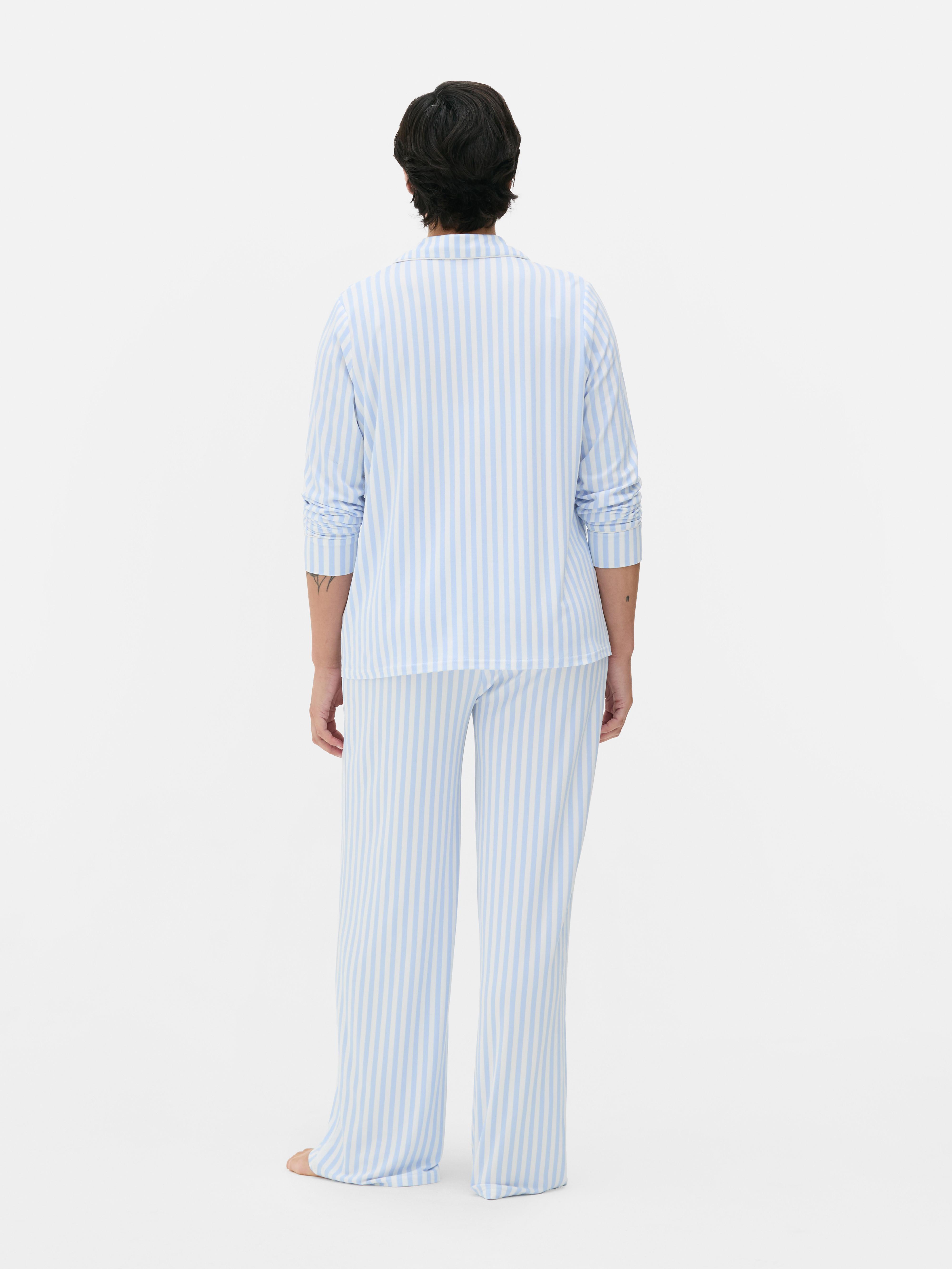 Maternity Striped Pyjama Set