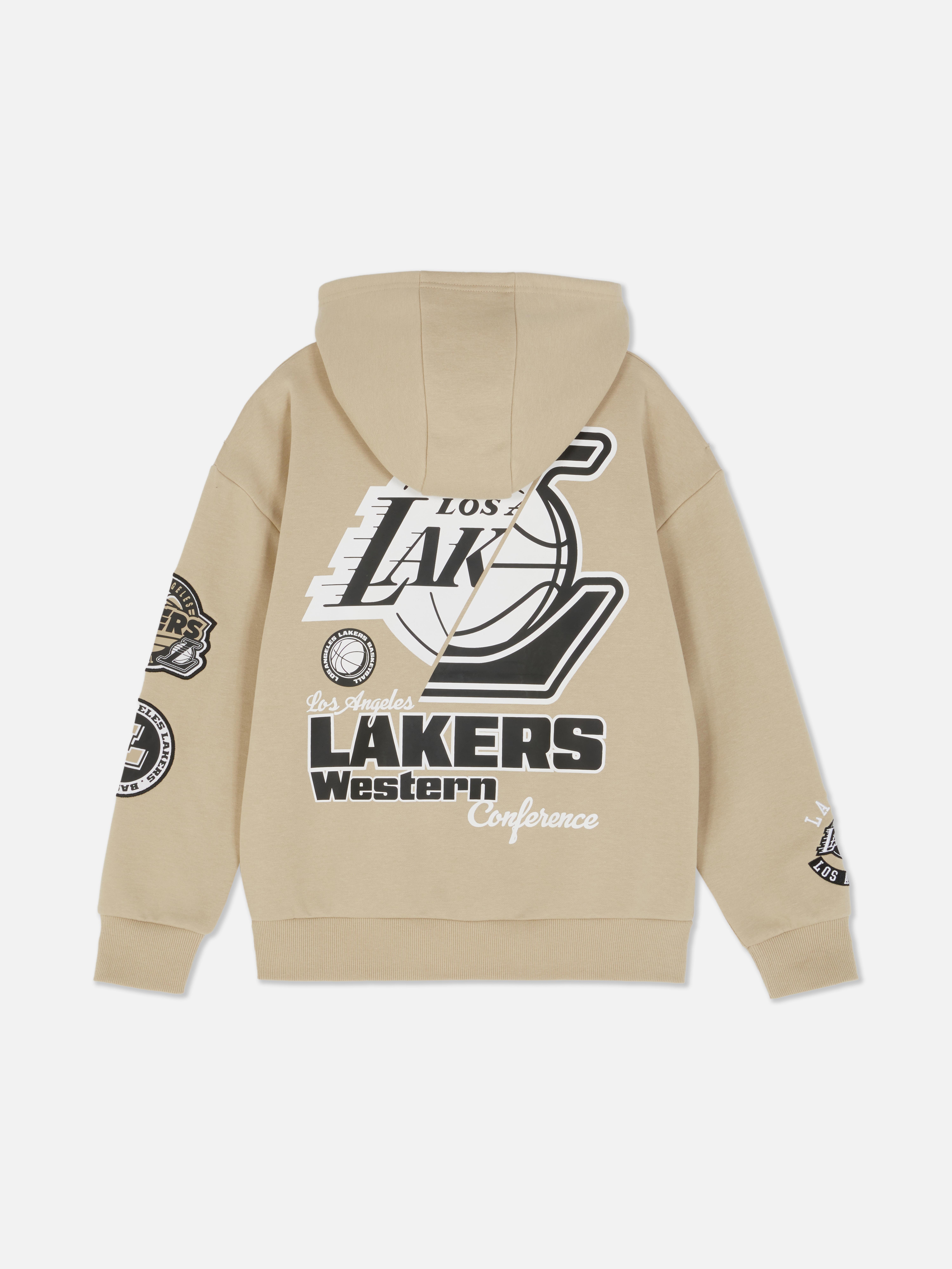 パーカー・フーディ STONE  JERSEY SWEATSHIRT WITH LOGO PRINT Boys Stone NBA Los Angeles Lakers Graphic Hoodie | Primark