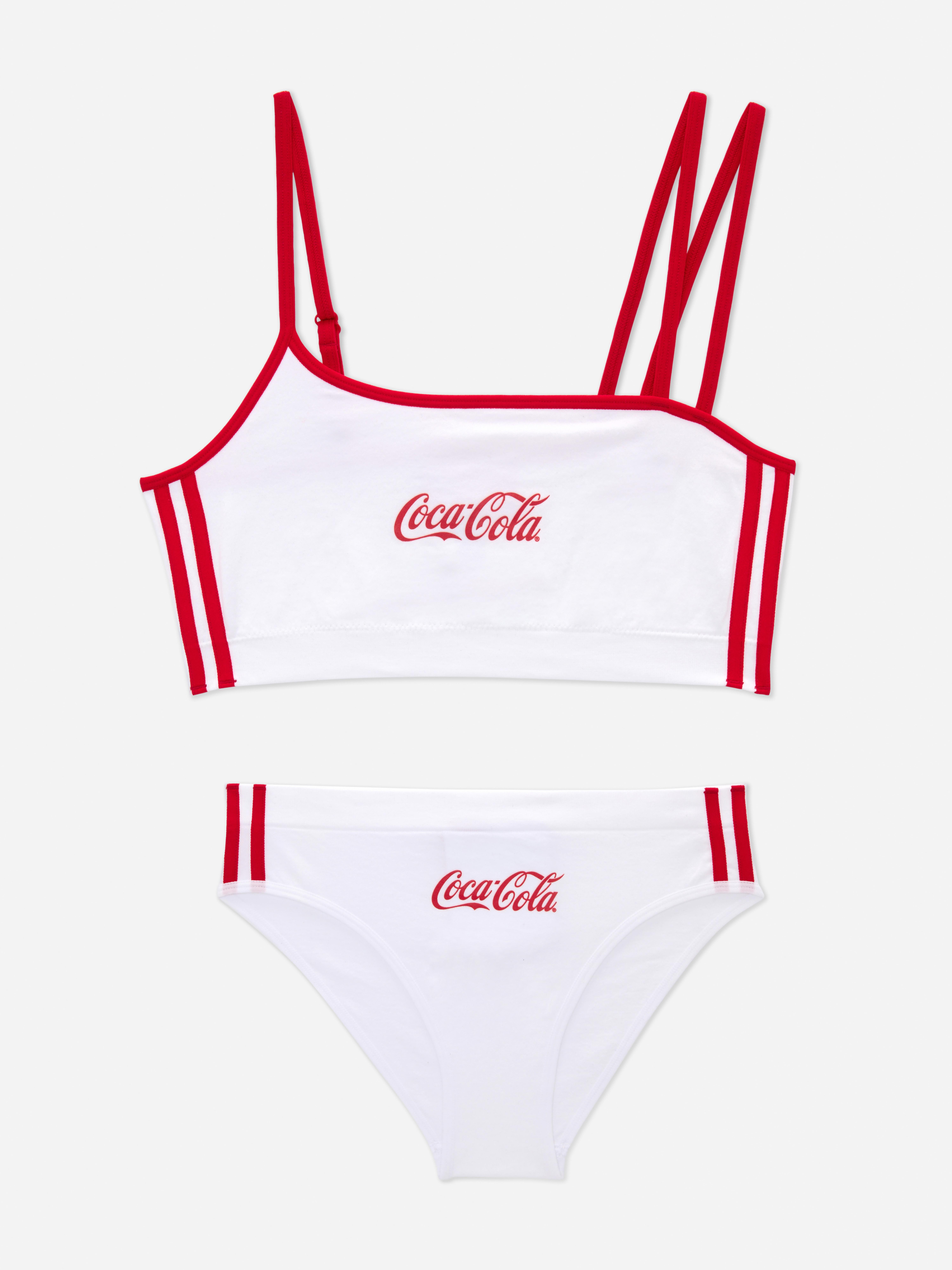 Coca Cola Strappy Bralette Set