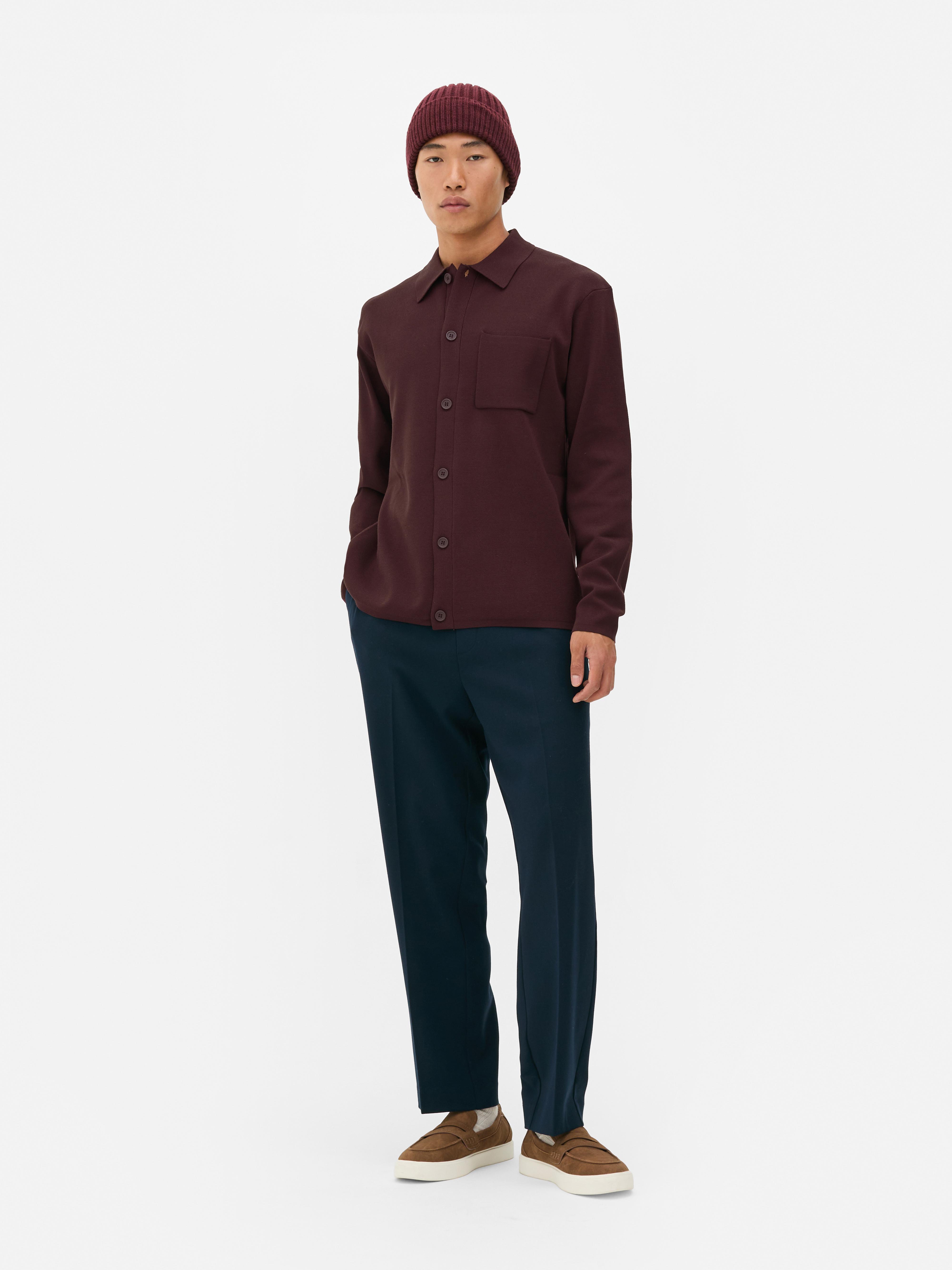 Camisa de punto con botones