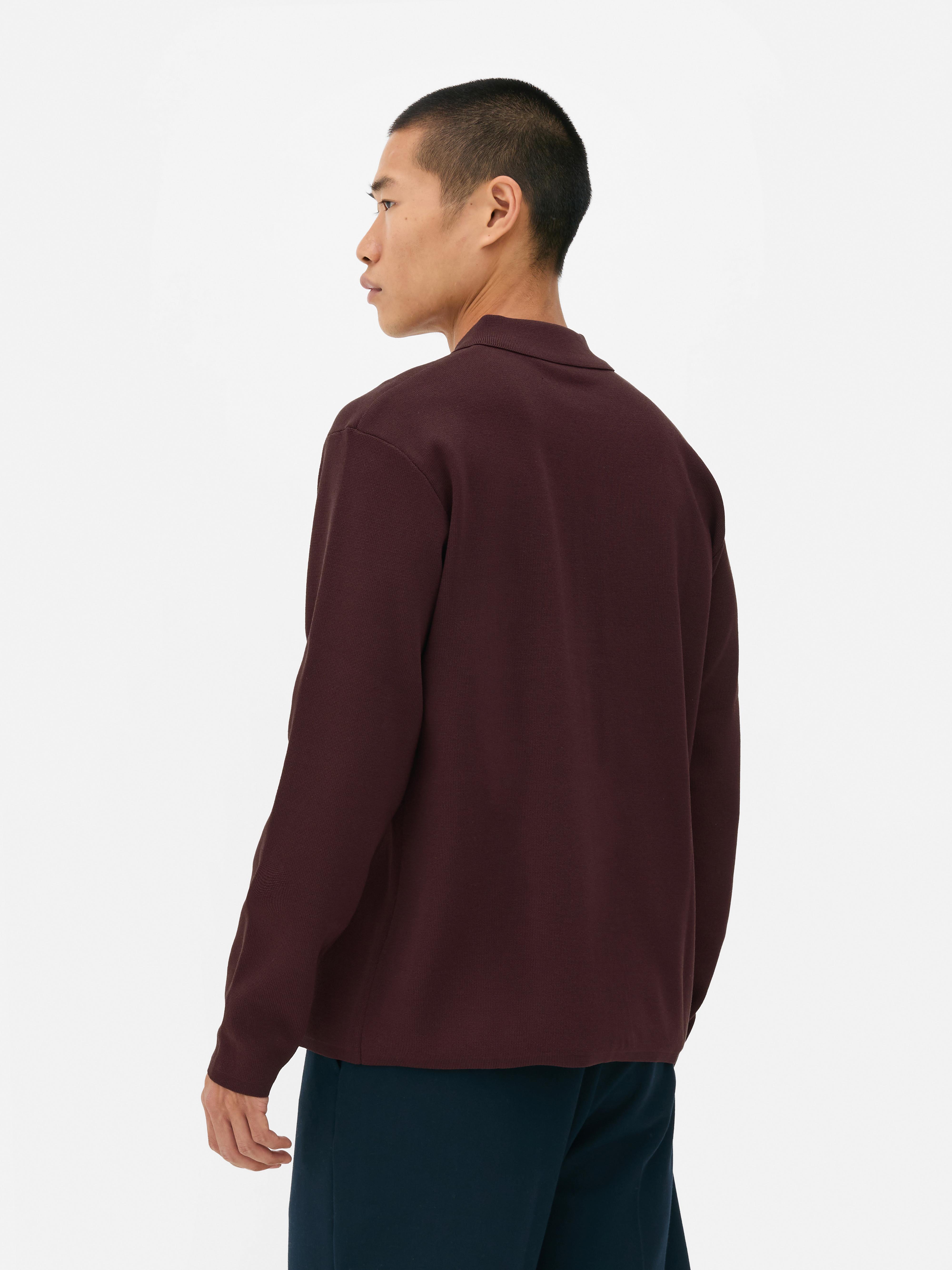 Camisa de punto con botones