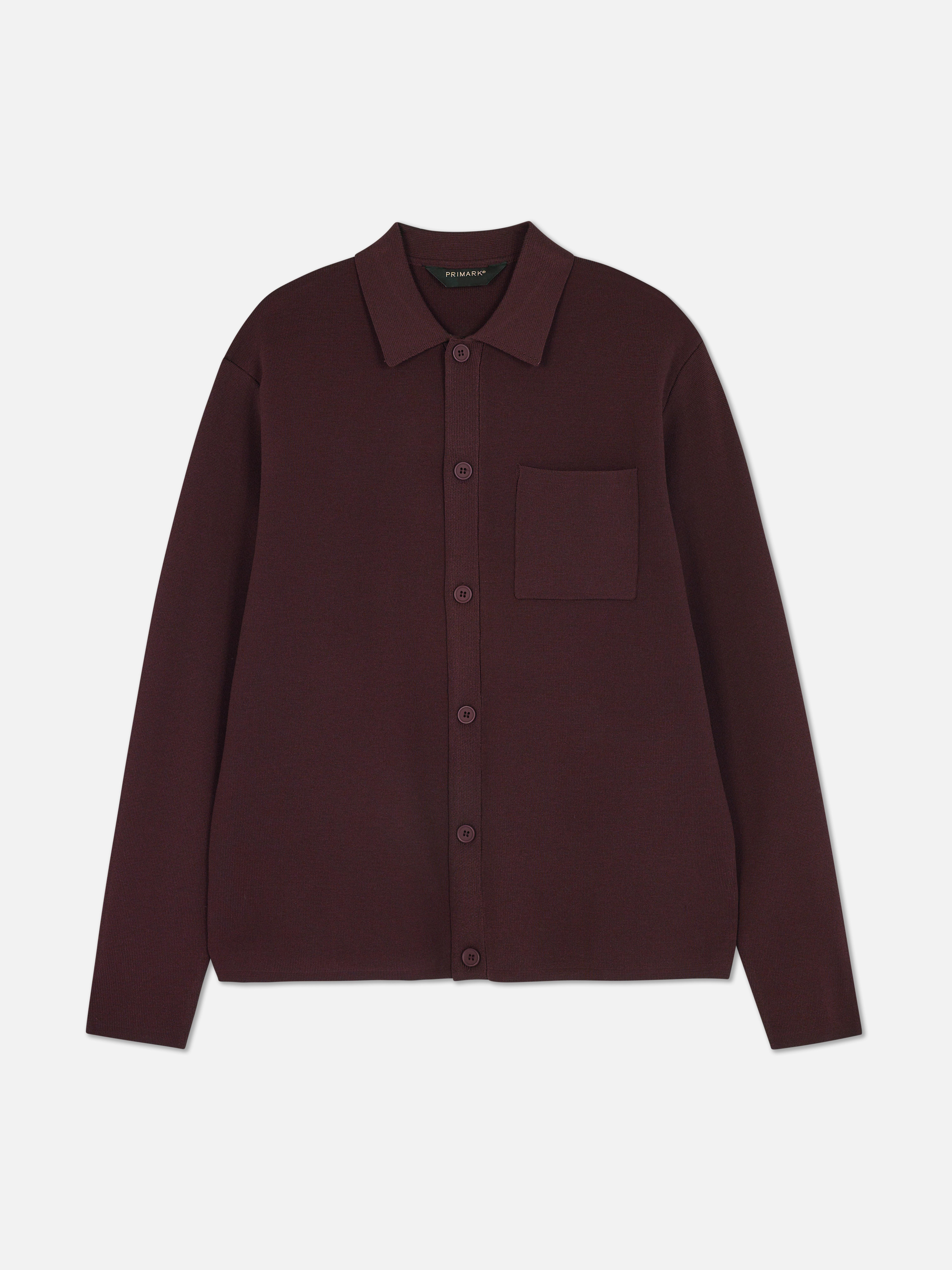 Camisa de punto con botones