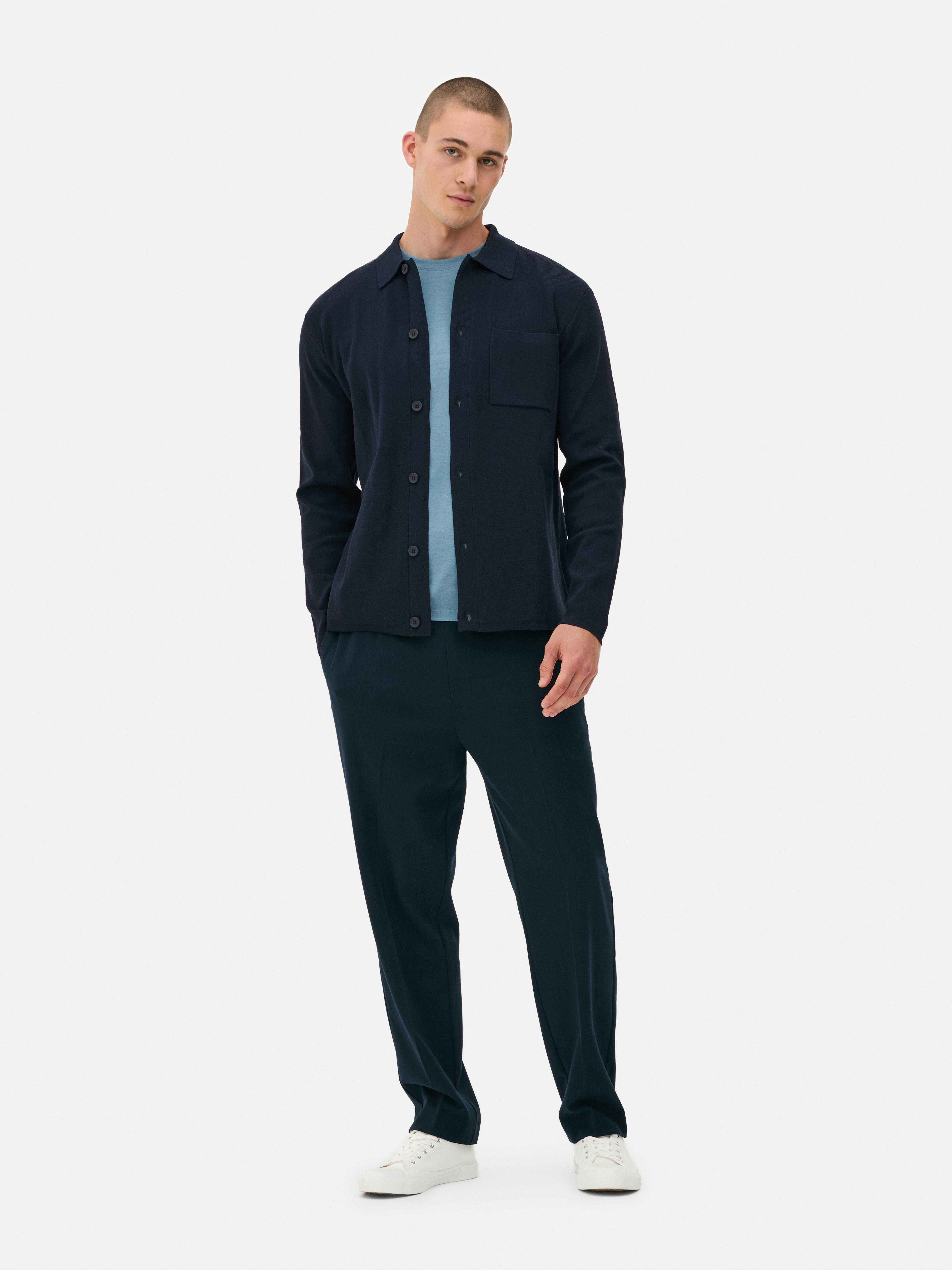 Camisa de punto con botones
