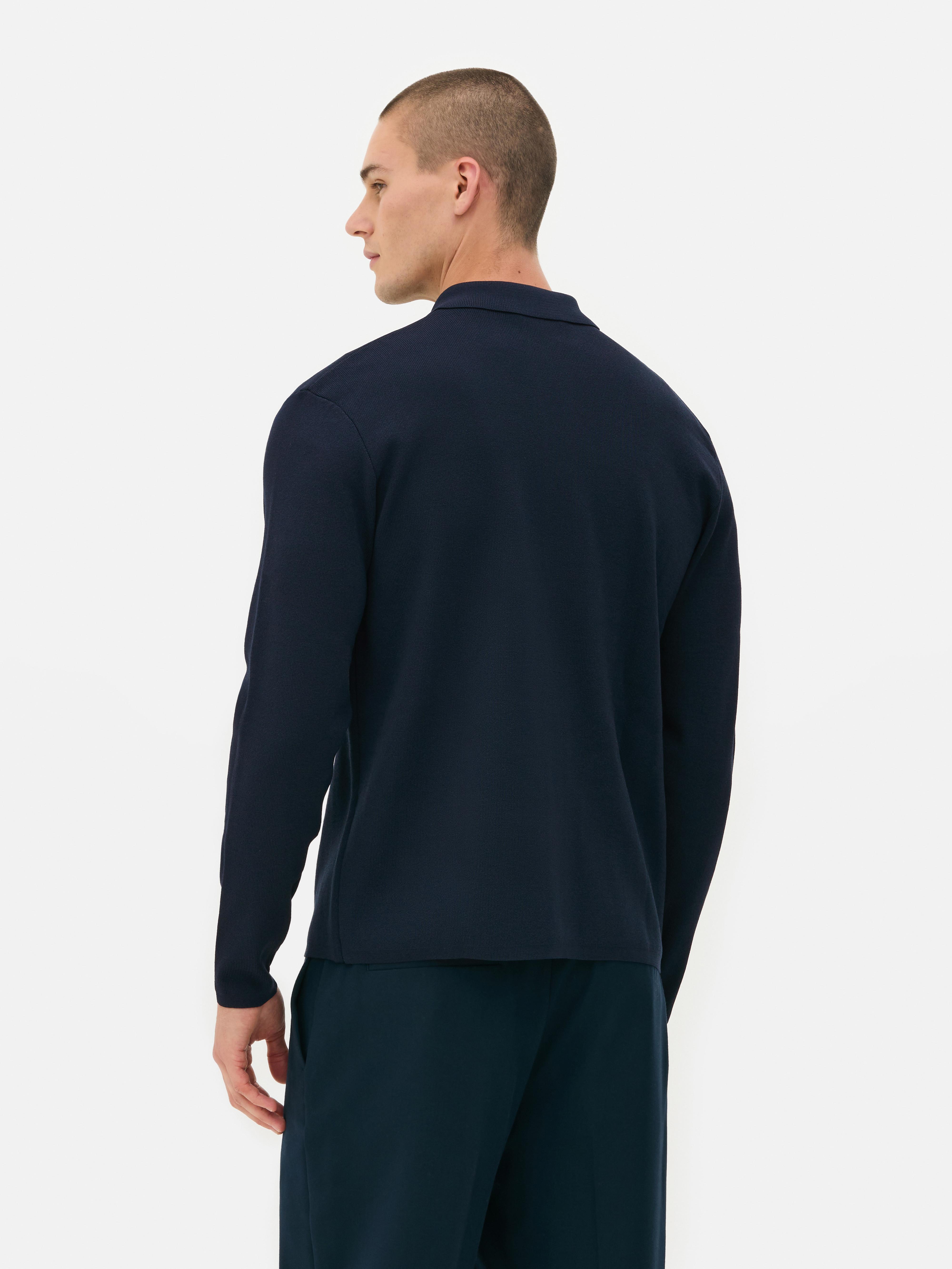 Camisa de punto con botones