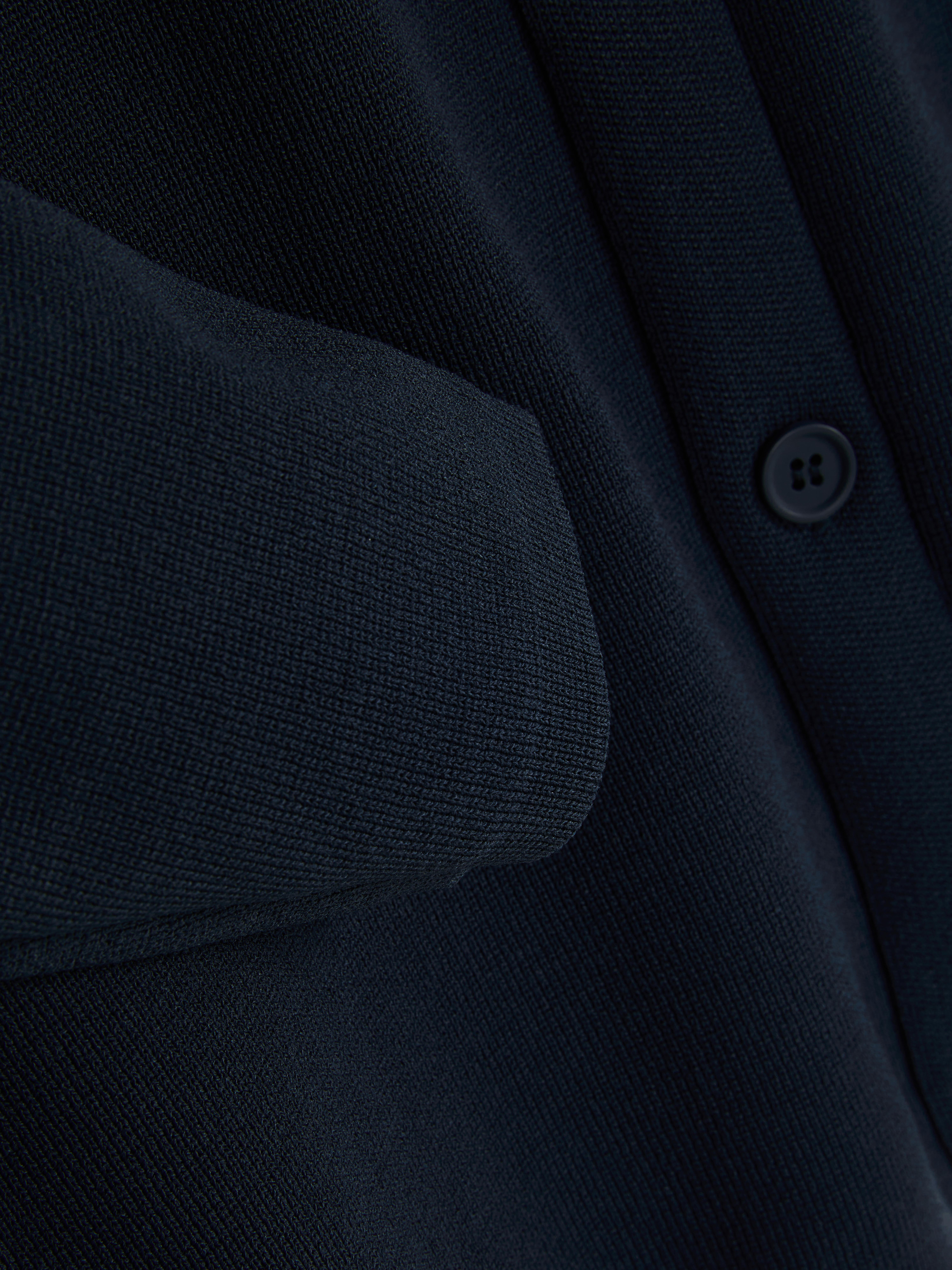 Camisa de punto con botones