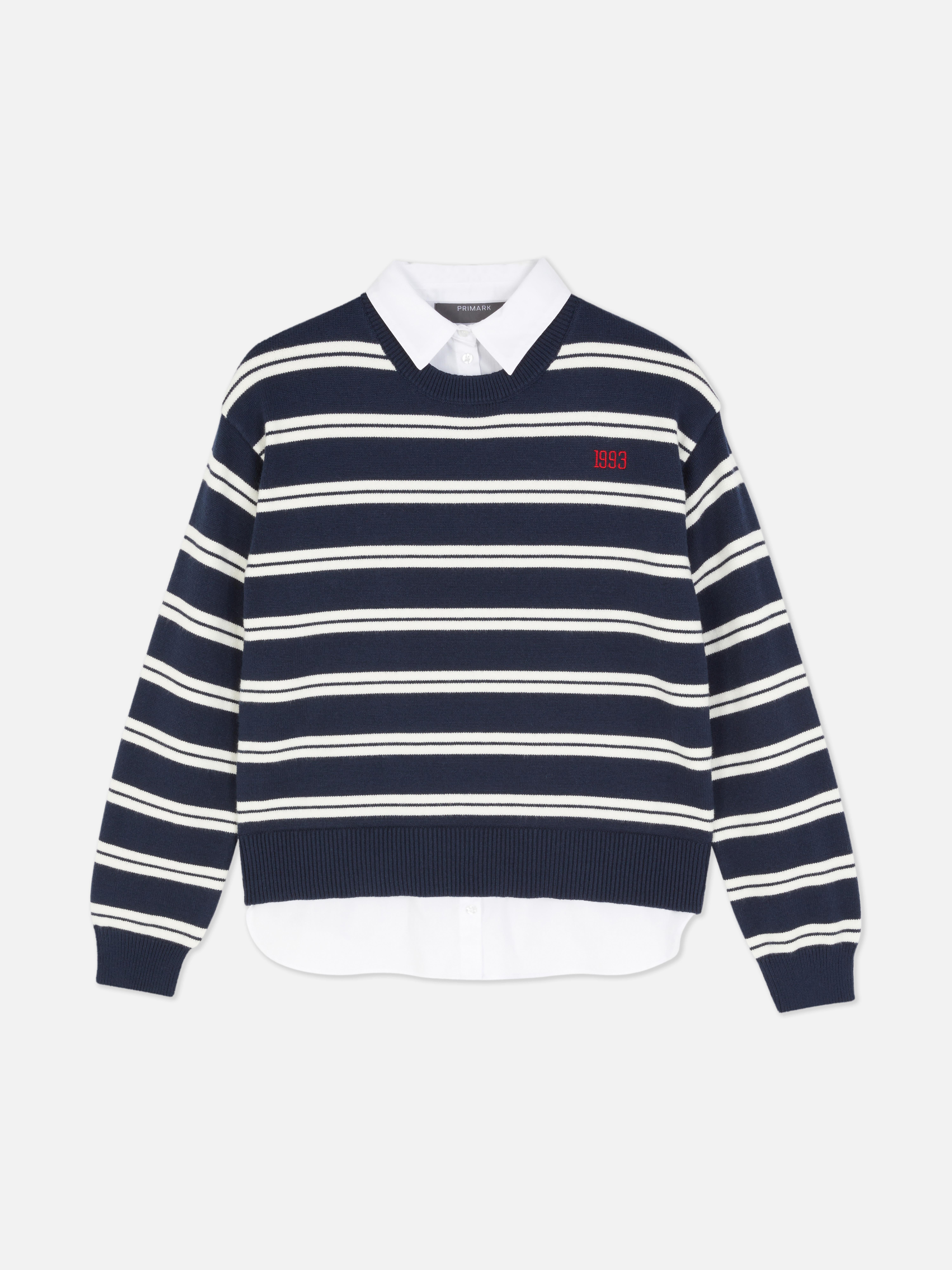 Maglione 2 in 1 a righe