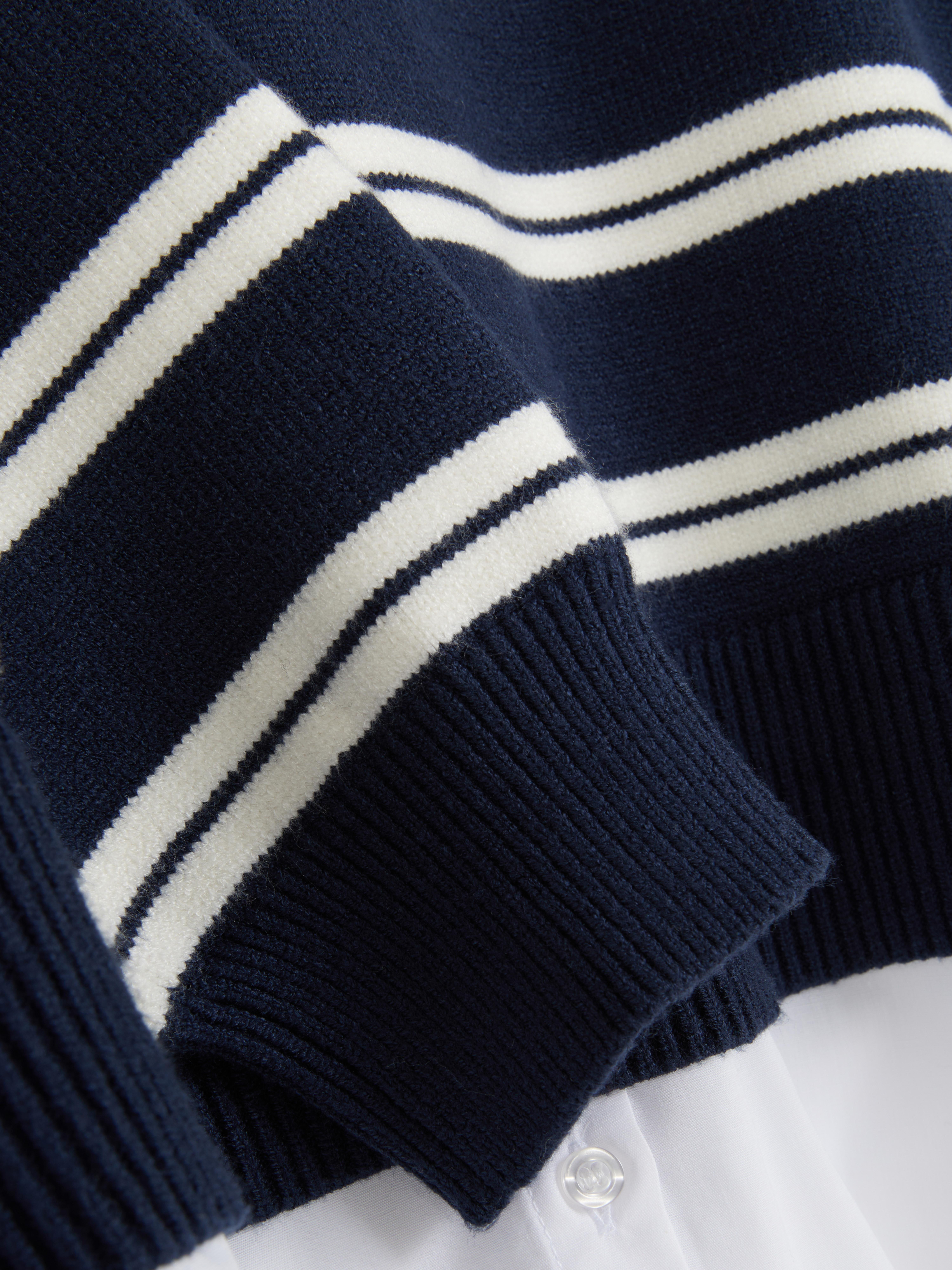 Maglione 2 in 1 a righe