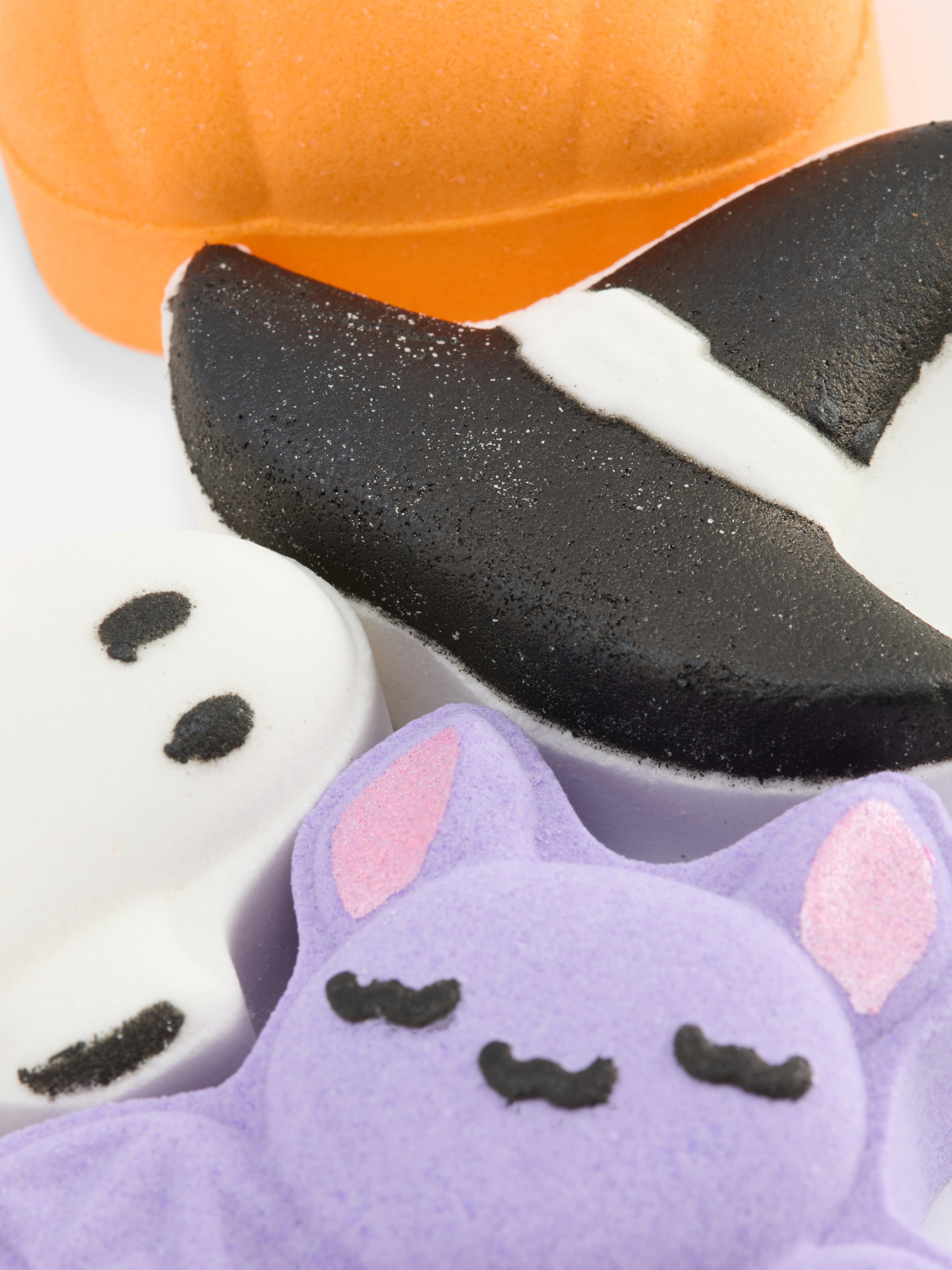 4pk Halloween Bath Fizzer Set