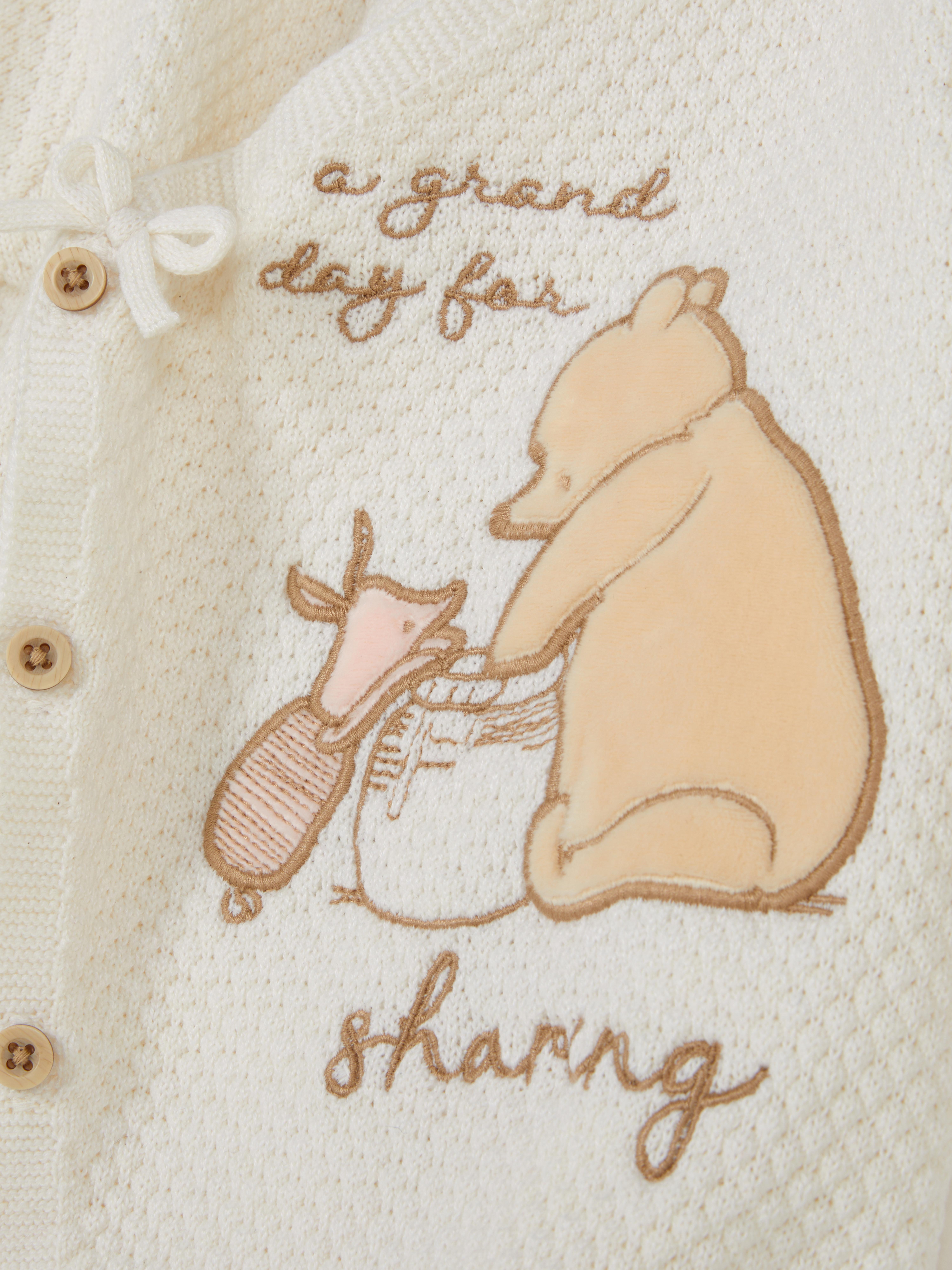 0-9mths | Disney’s Winnie the Pooh Wrap-Front Sleepsuit