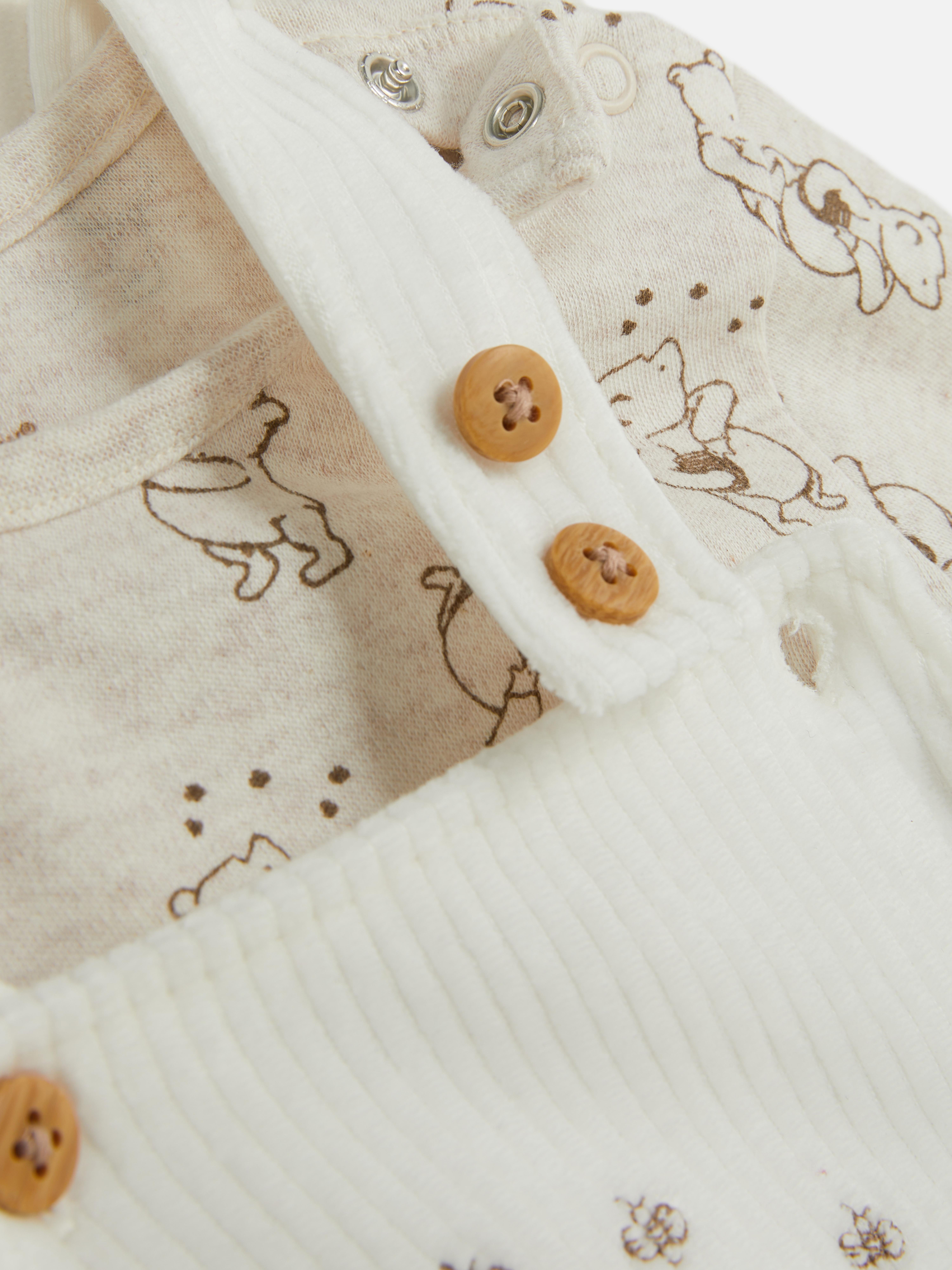 0-9mths | Disney’s Winnie the Pooh Bodysuit and Dungarees Newborn Set