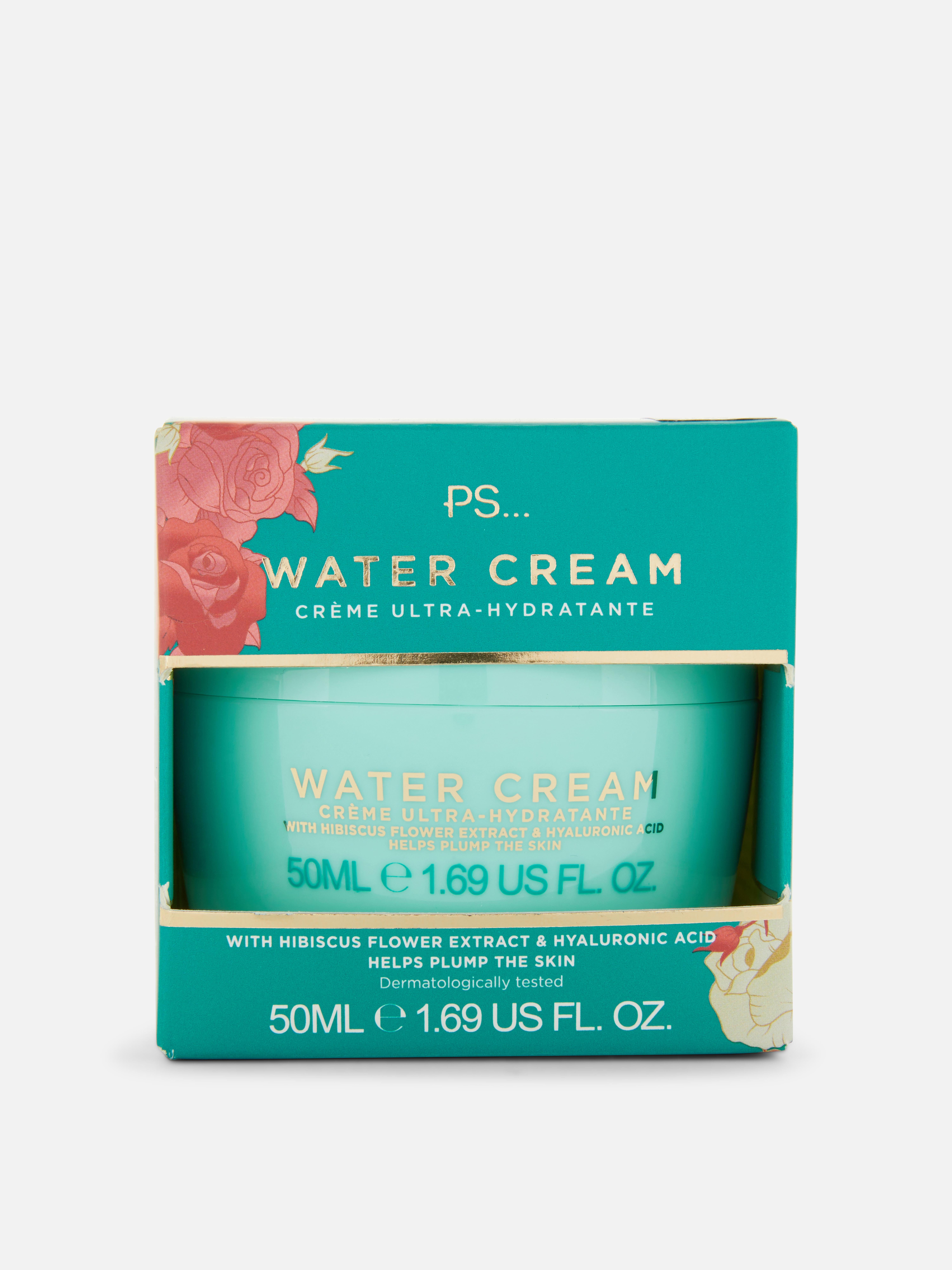 Crème hydratante visage à base d'eau PS...