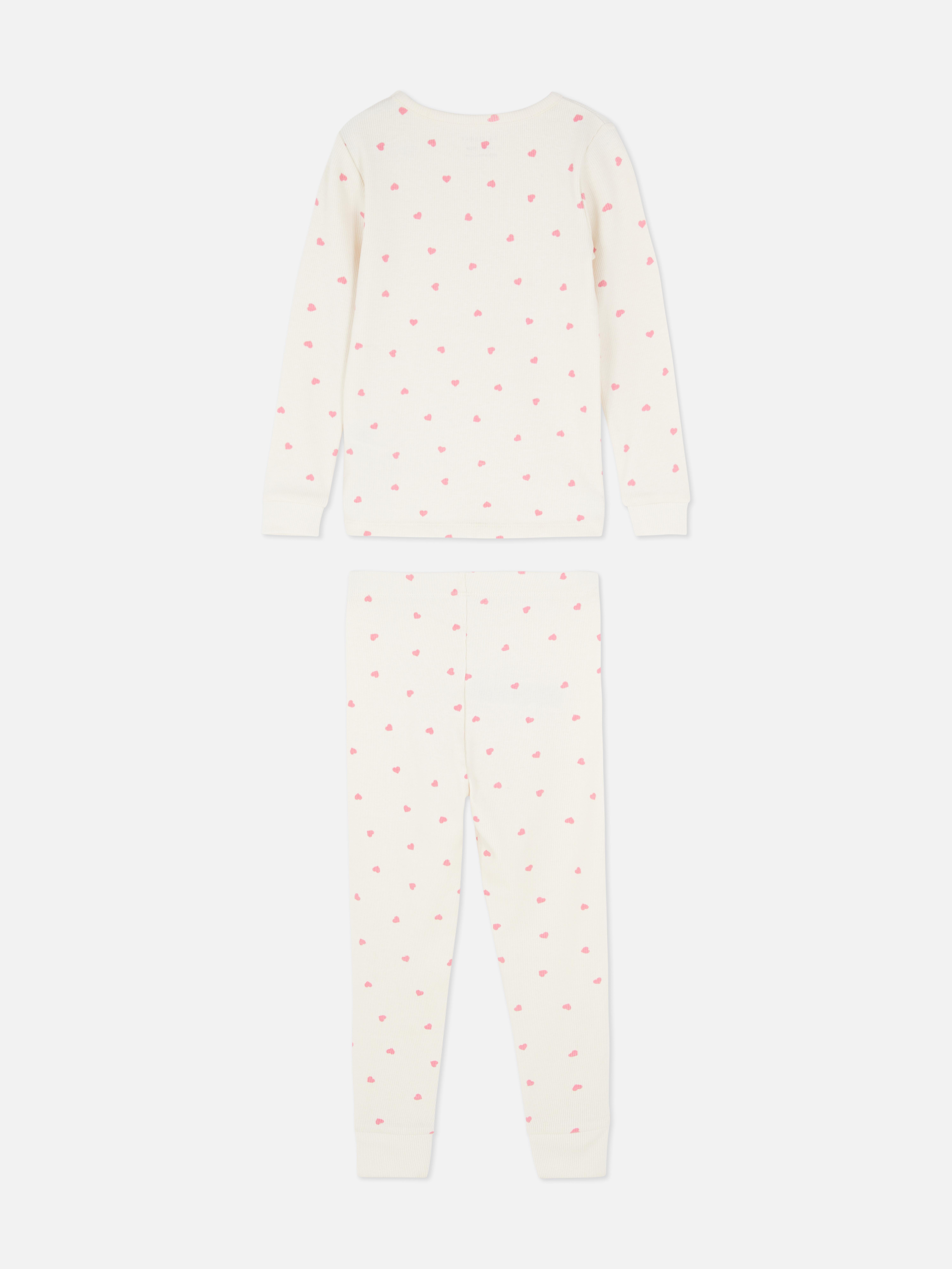 1.5-8yrs | Ribbed Pyjamas