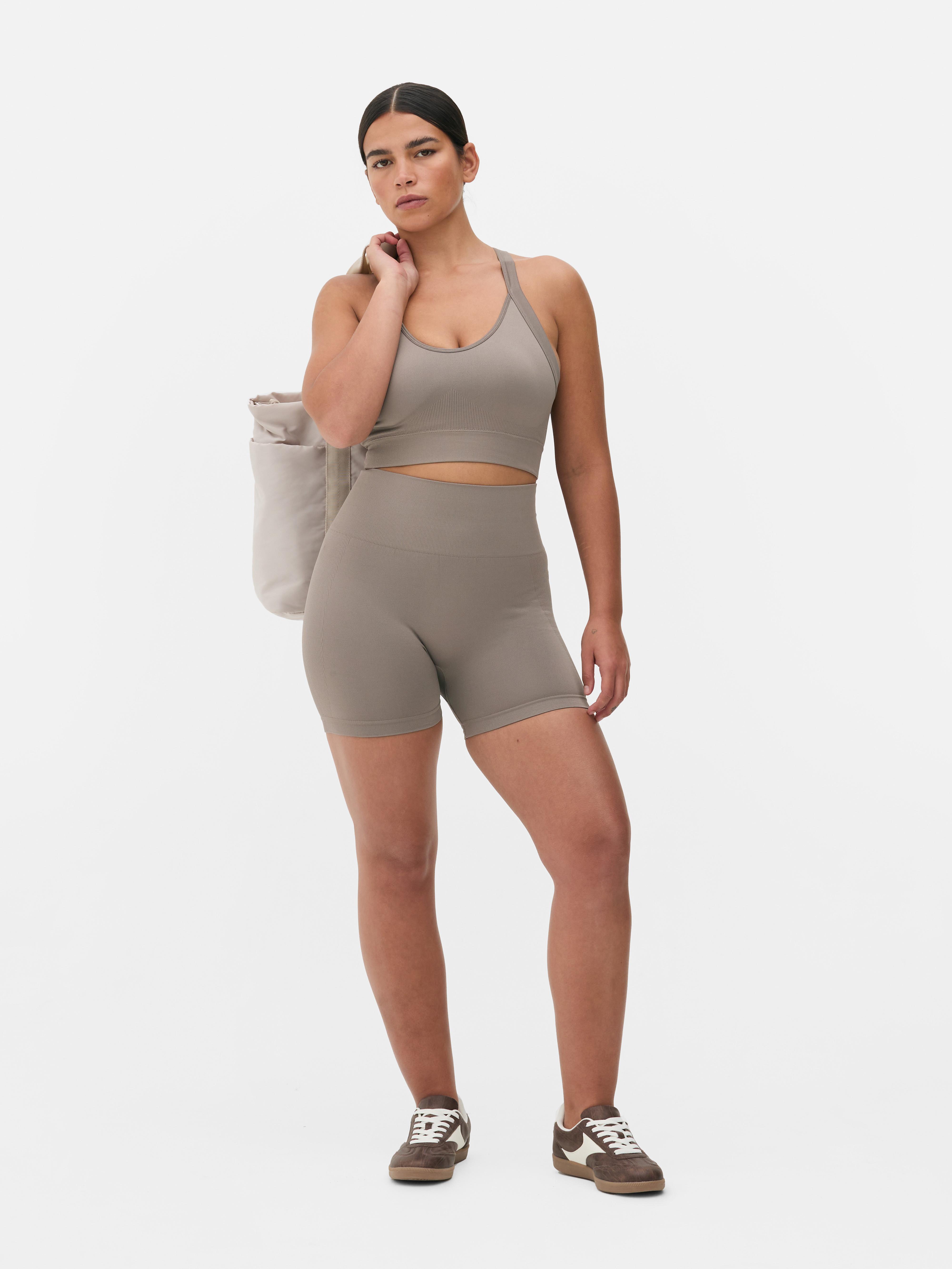 Haut court de sport sans coutures