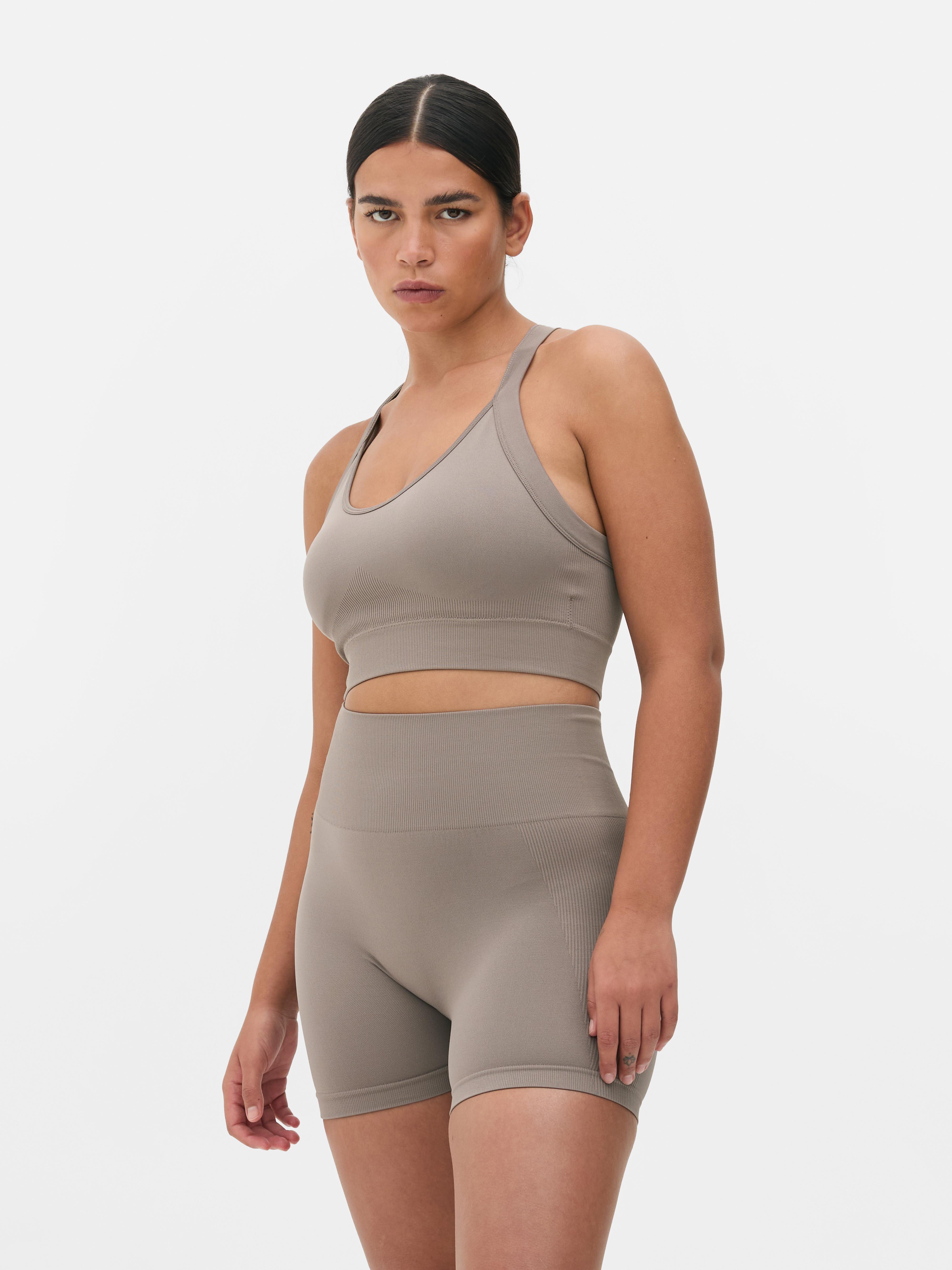 Haut court de sport sans coutures
