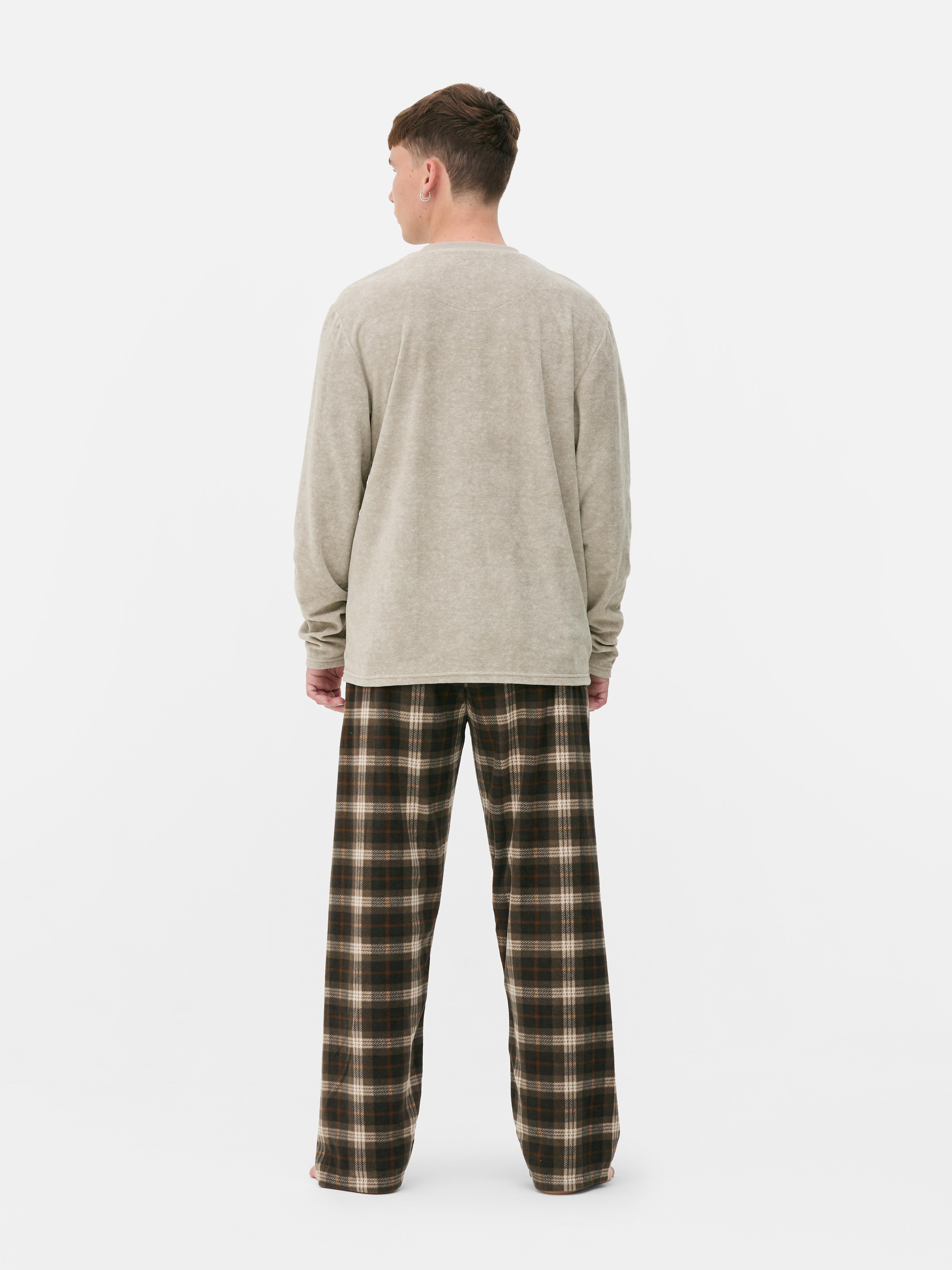 Pyjama long à carreaux