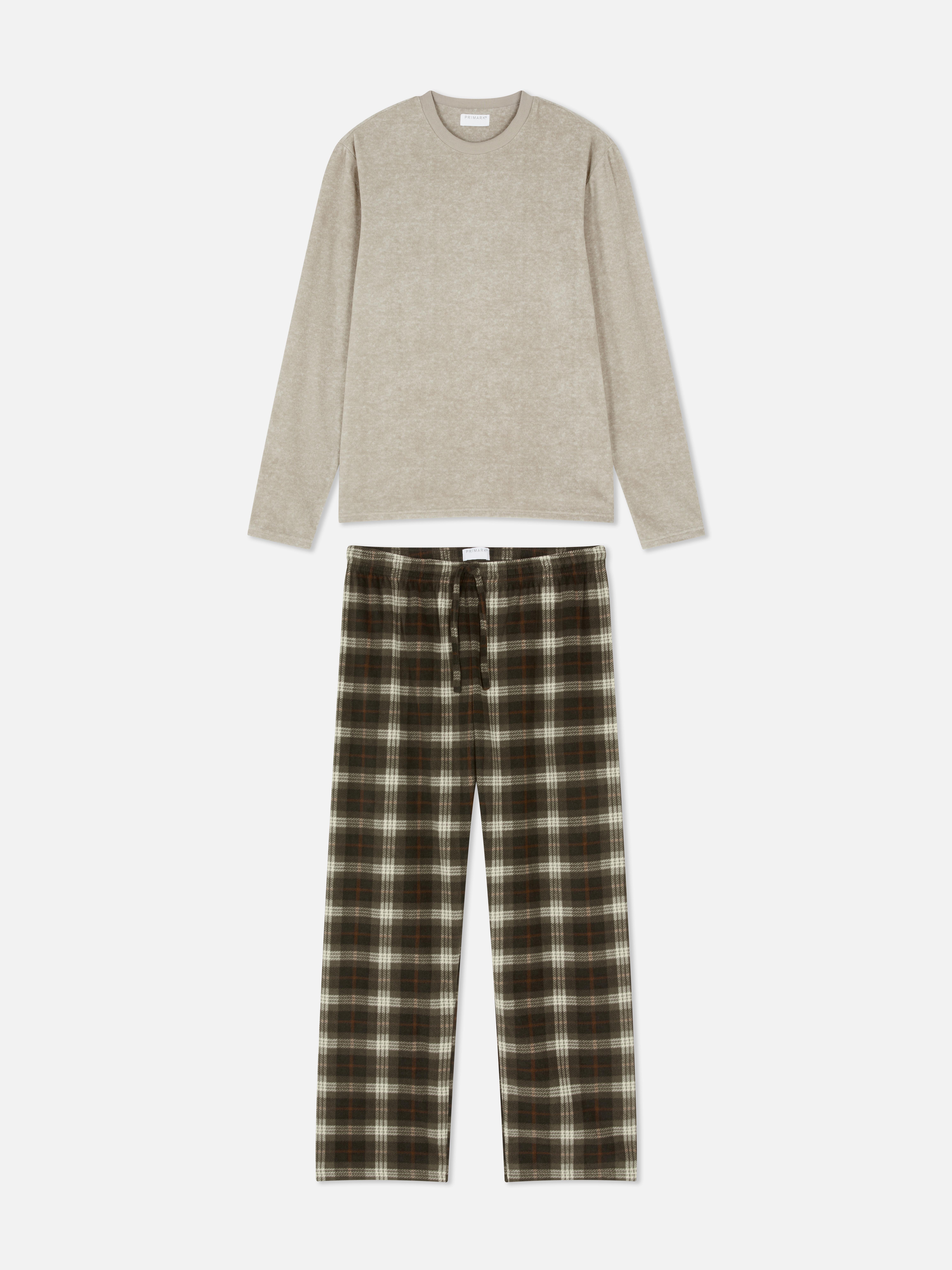 Pyjama long à carreaux