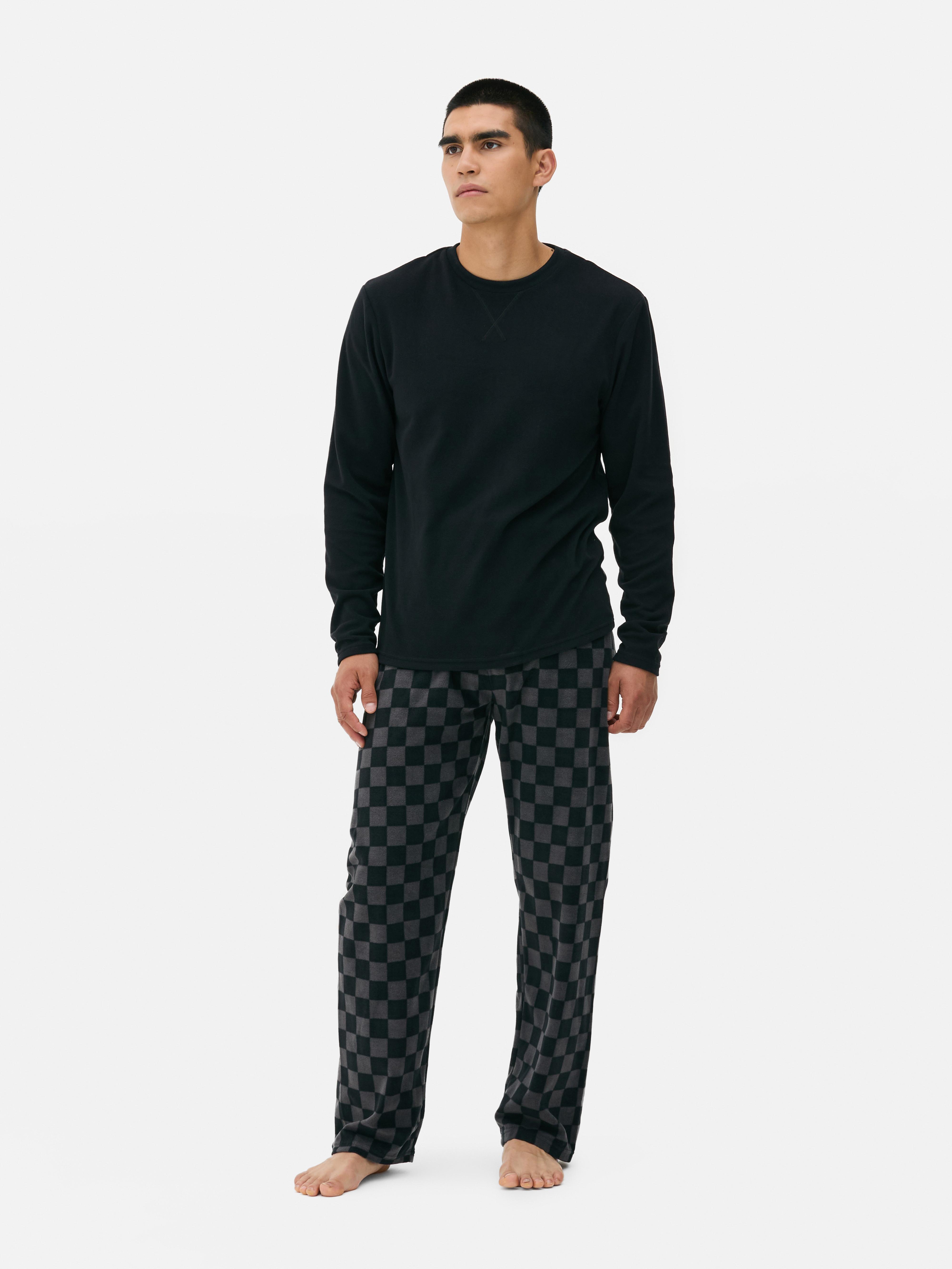 Pyjama long à damier
