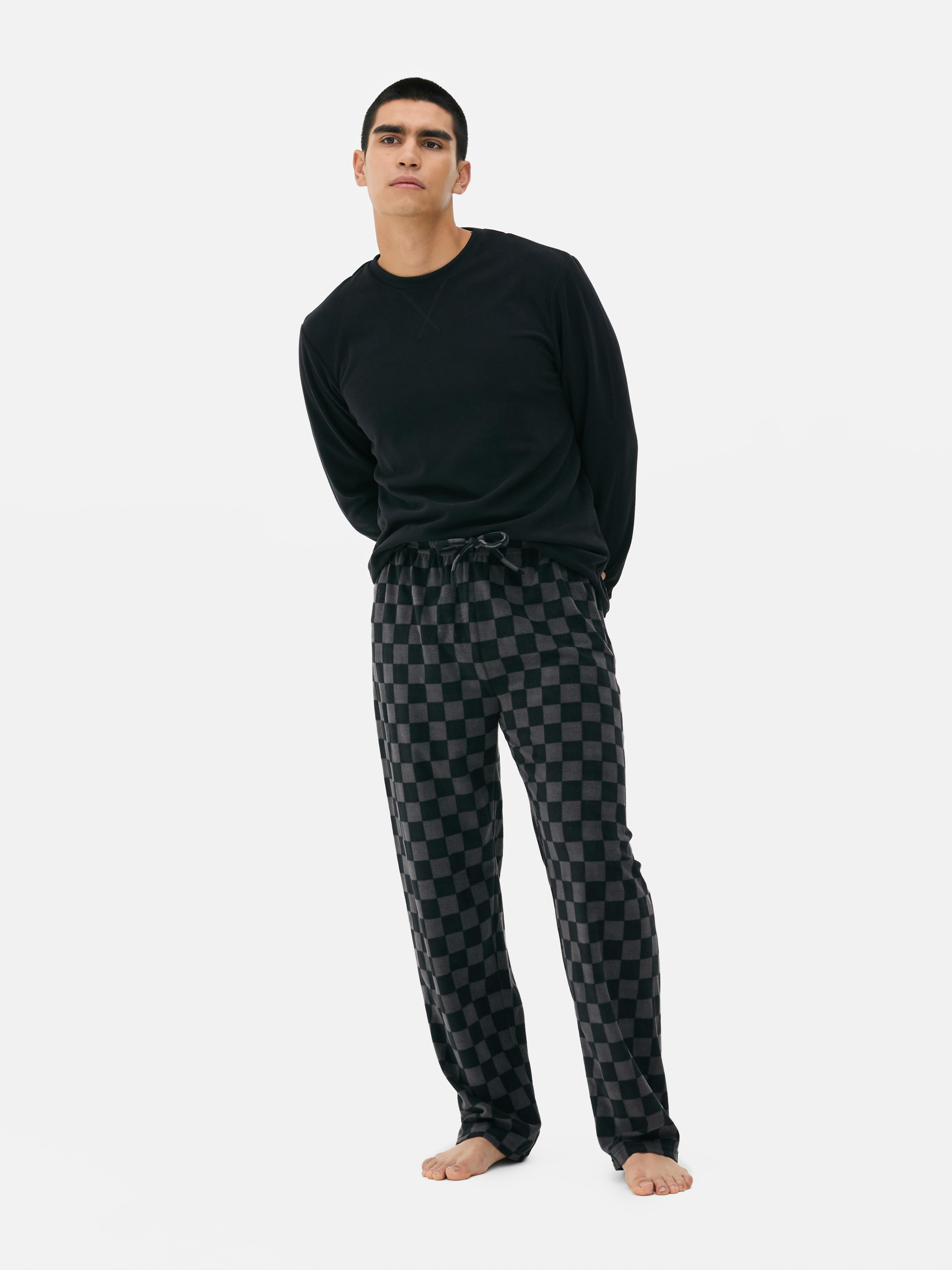 Pyjama long à damier