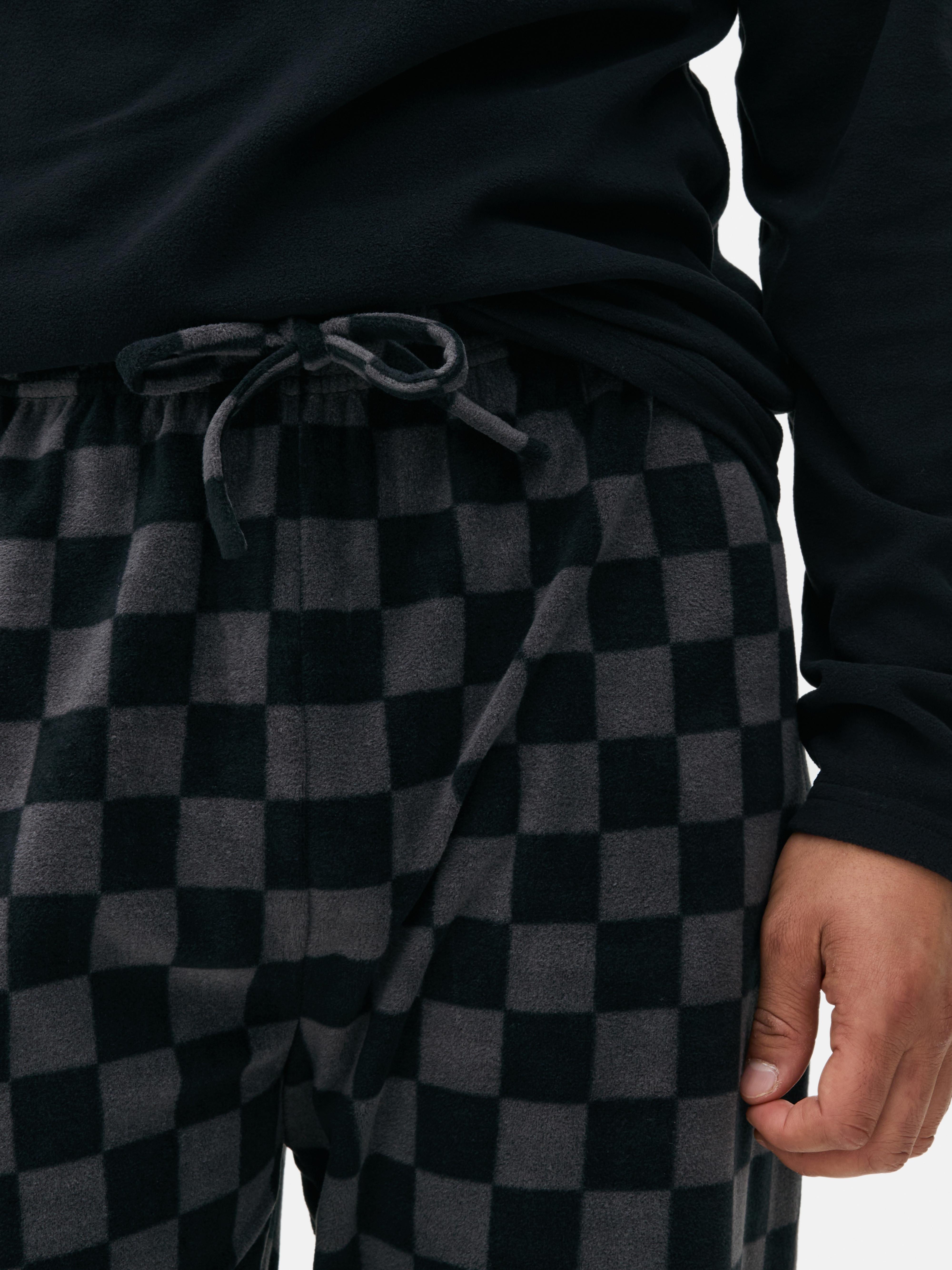 Pyjama long à damier