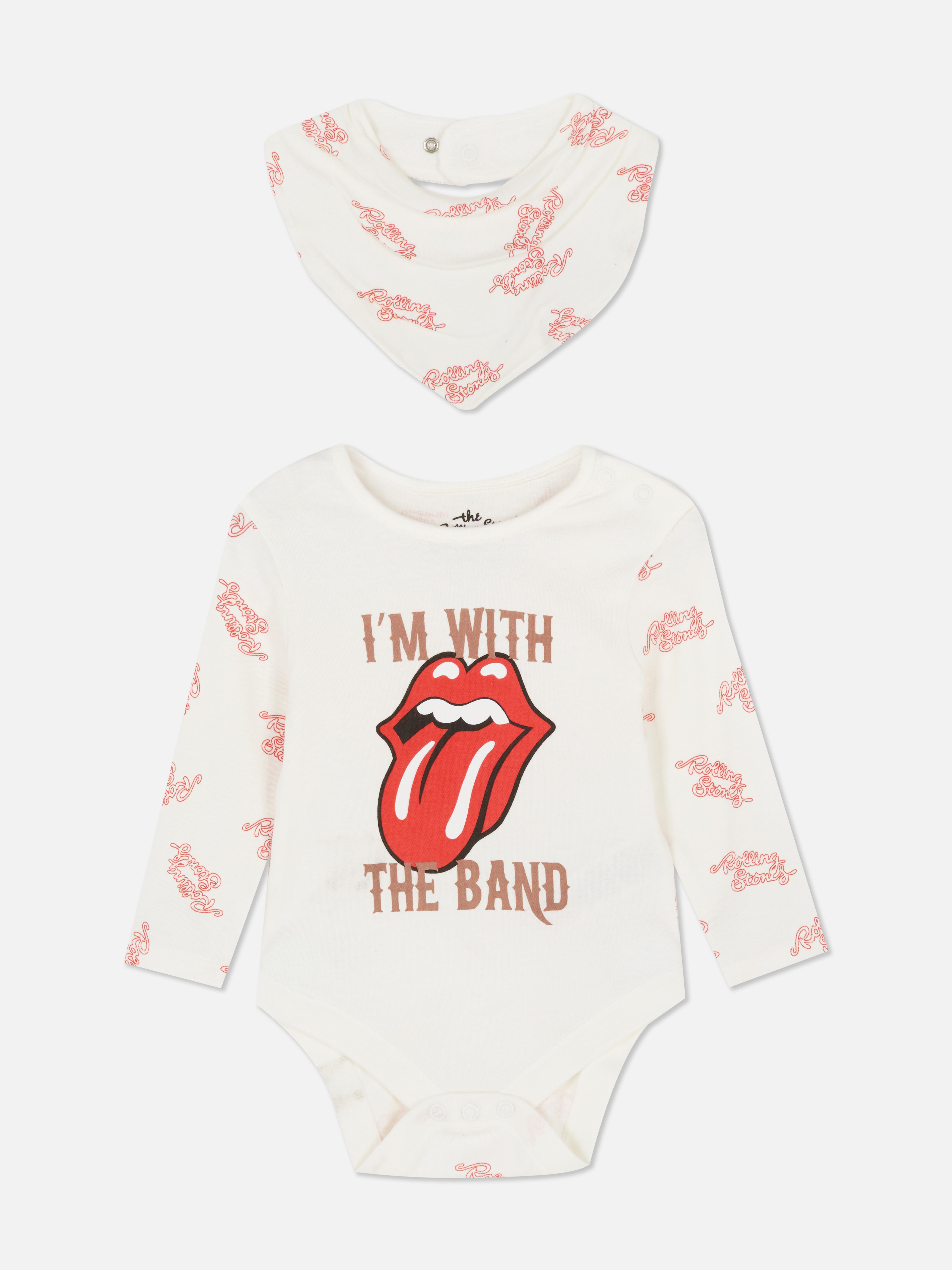 0-18mths | The Rolling Stones Bodysuit and Bib Set