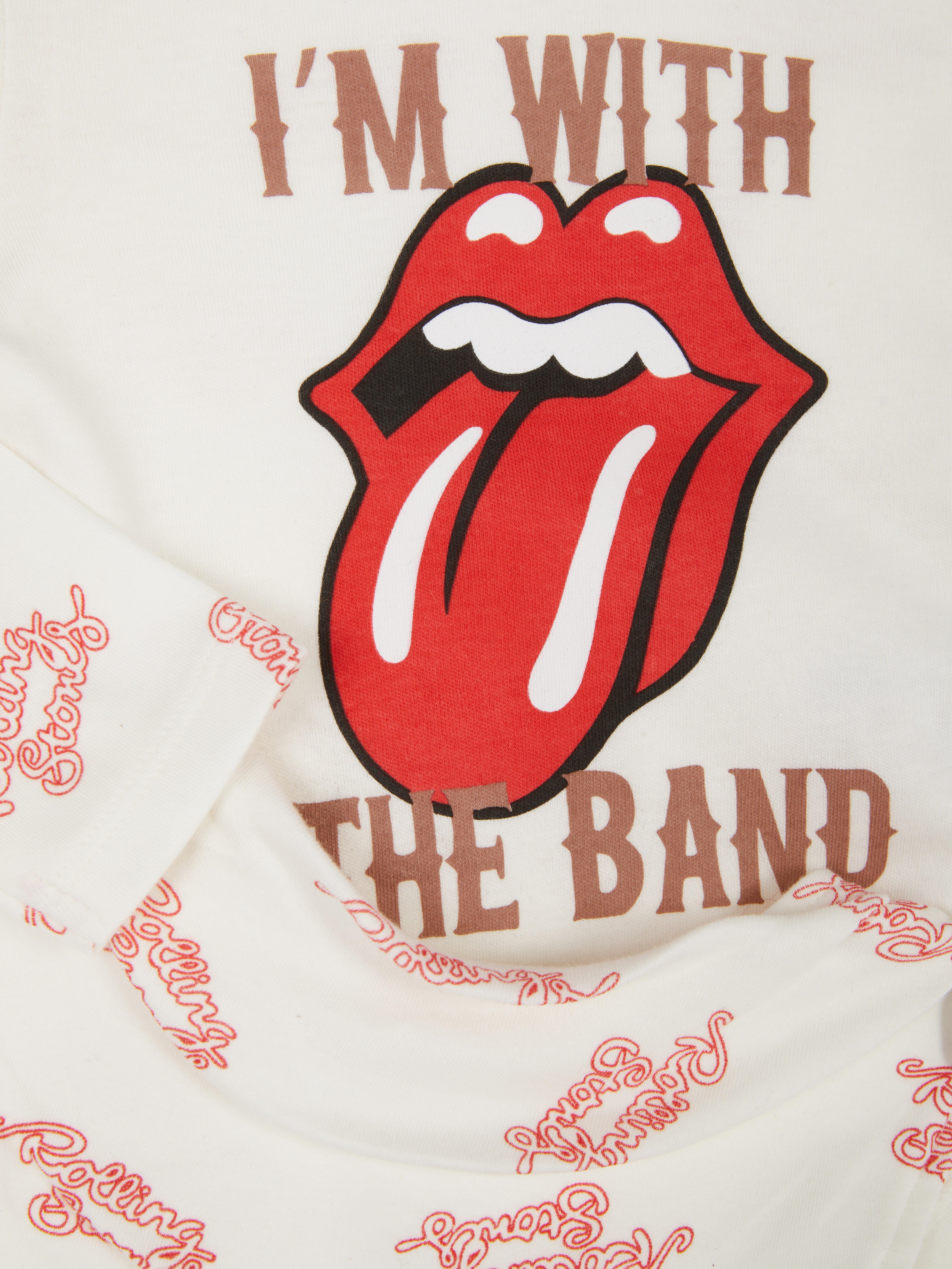 0-18 mois | Ensemble body et bavoir The Rolling Stones