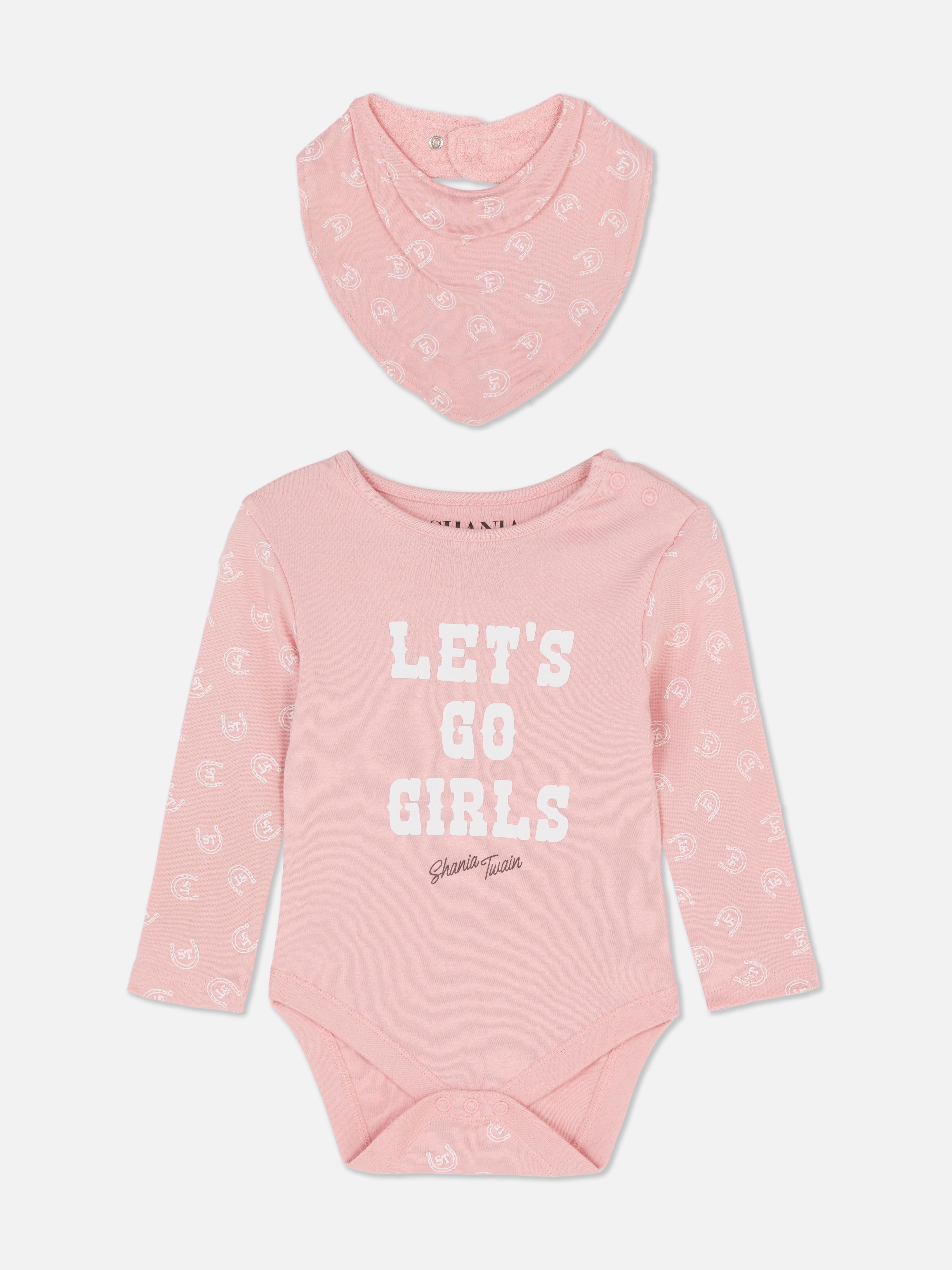 0-18mths | Shania Twain Bodysuit and Bib Set